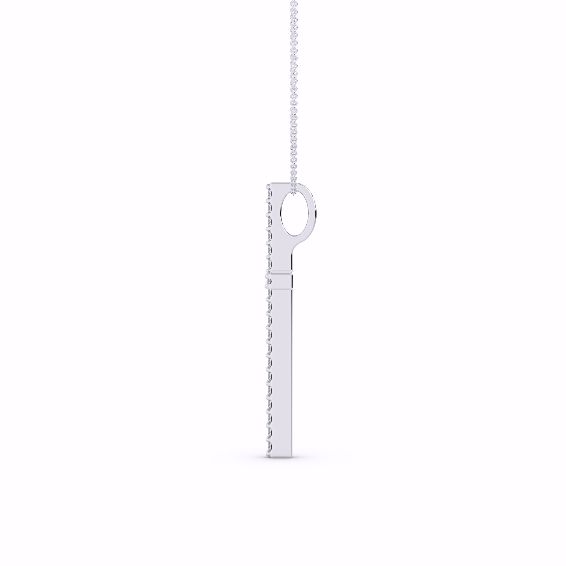 The Aurora Diamond Cross Pendant Necklace
