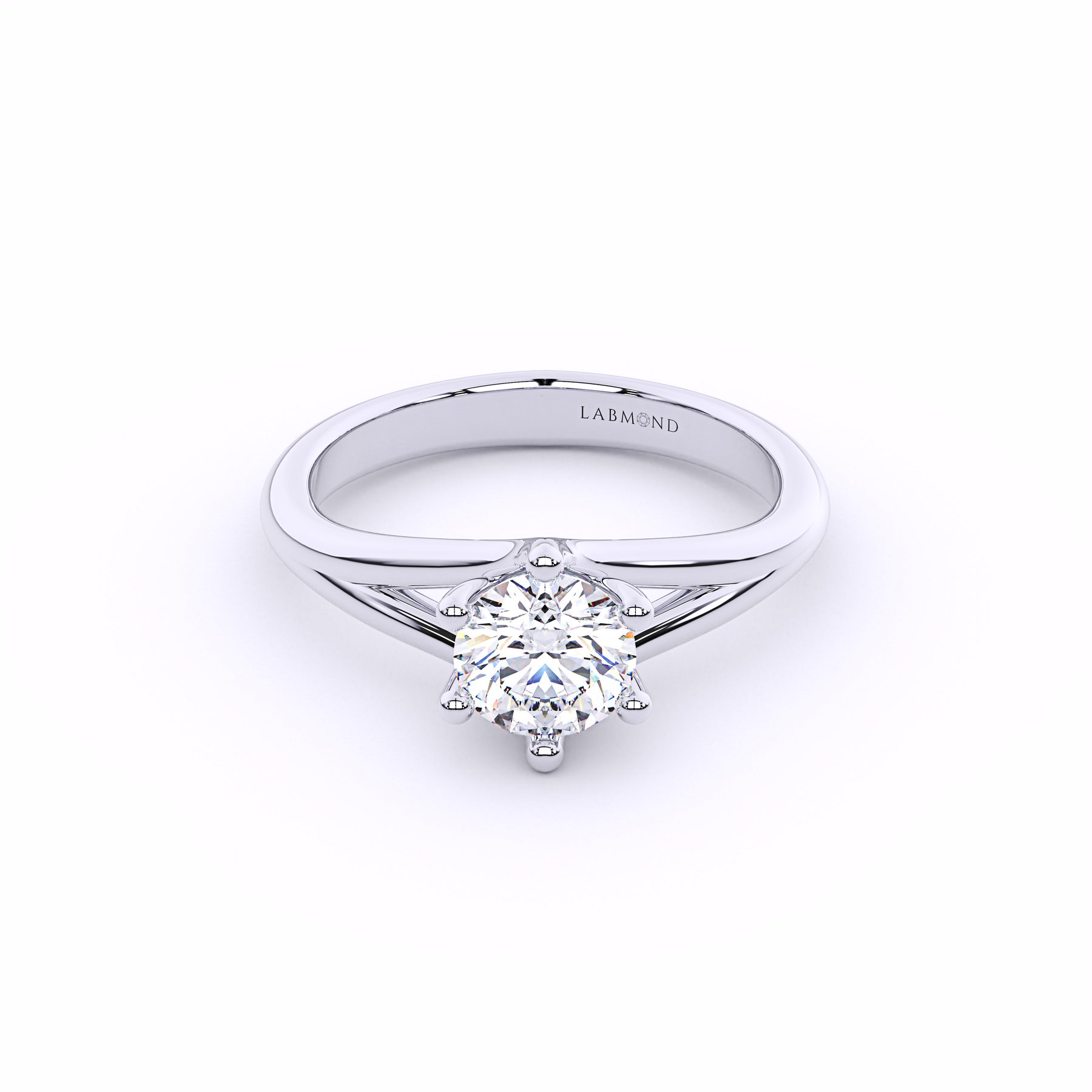 MIKAELA Split Band Diamond Engagement Ring