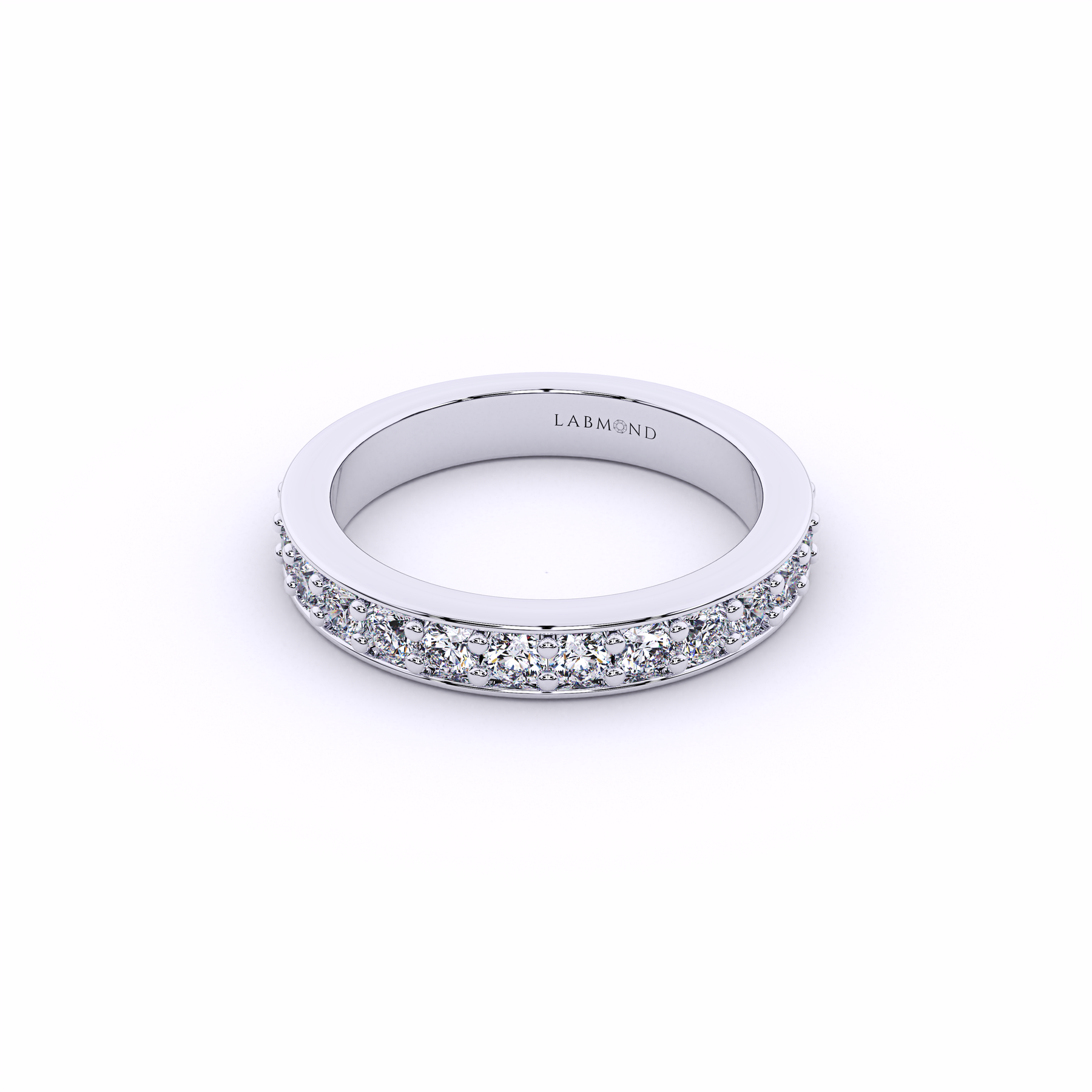 Sharing Prong Diamond Eternity Ring