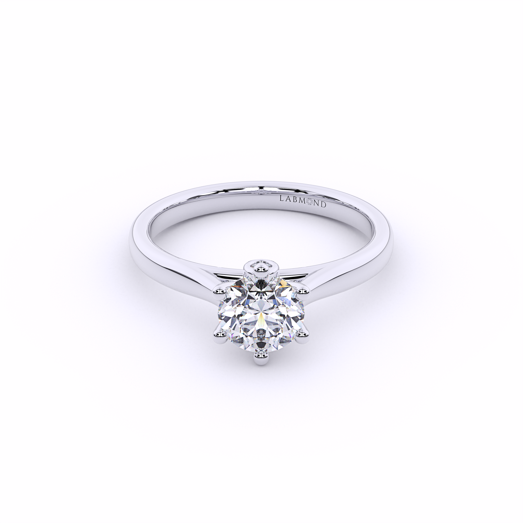 ELEMENT Six Prong Solitaire Engagement Rings