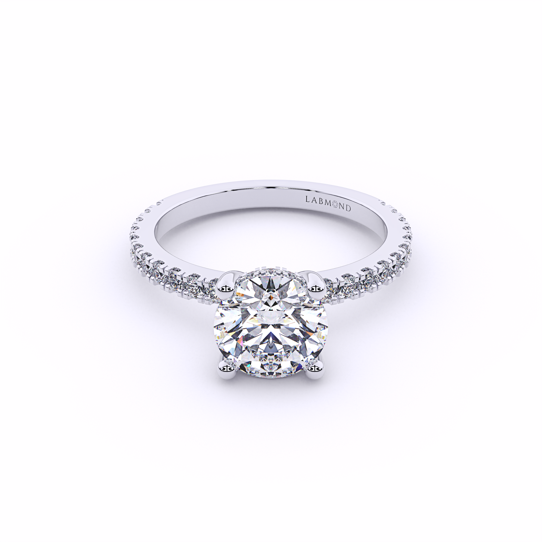 VIVA Solitare Hidden Halo Engagement Ring