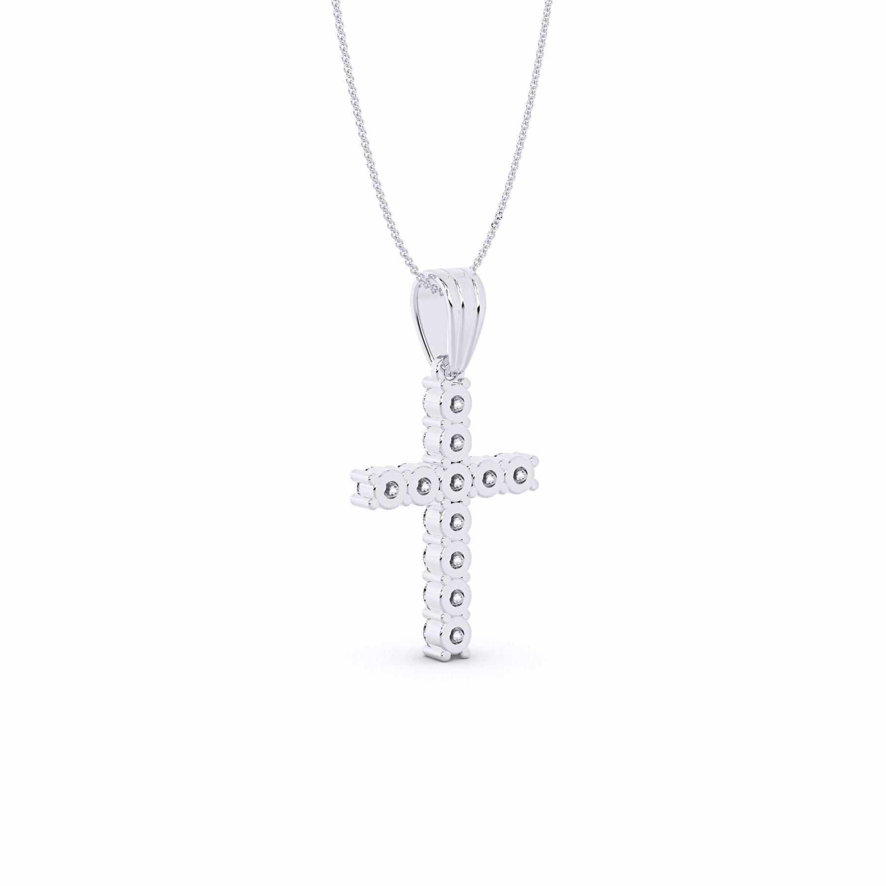 The Verity Diamond Cross Pendant