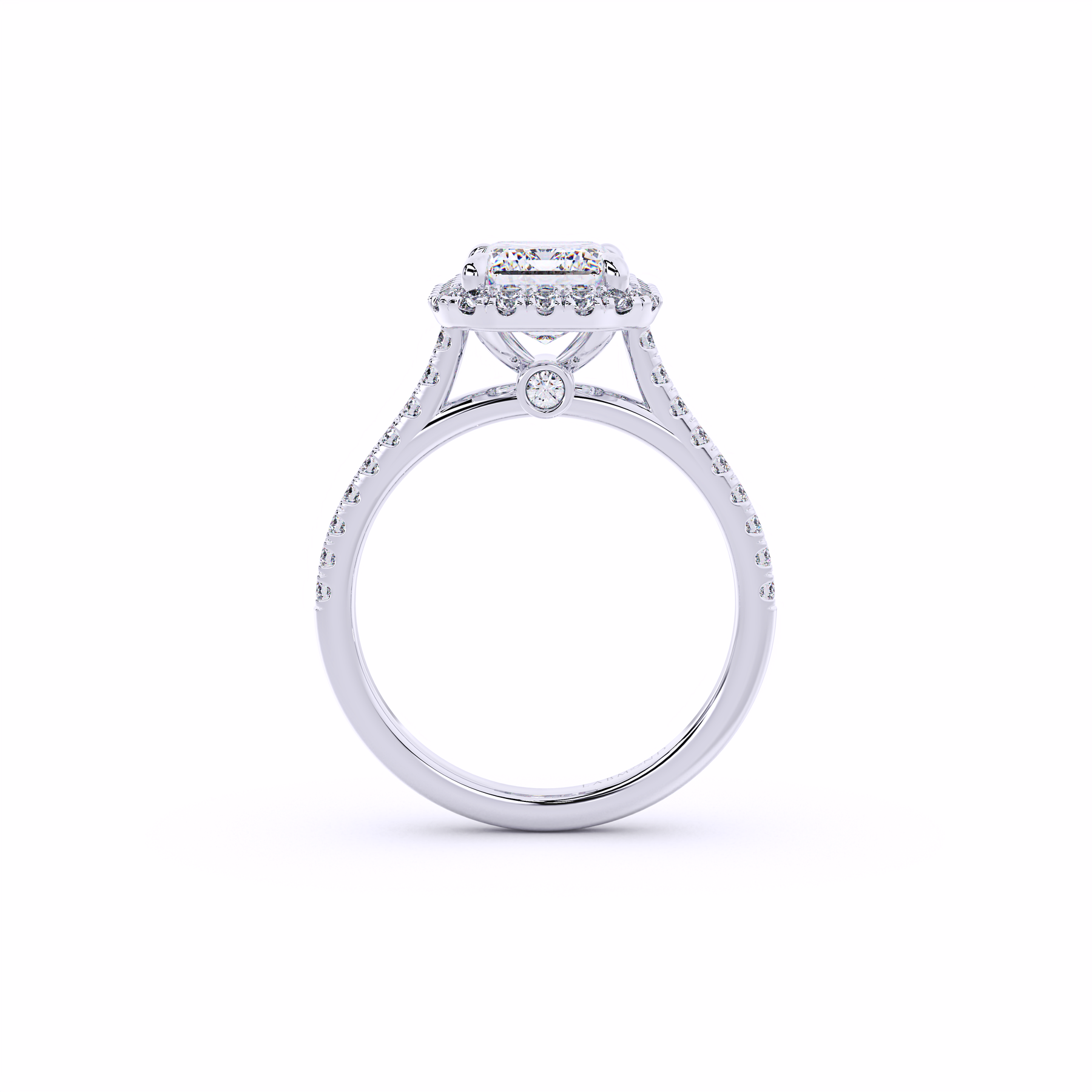 ELEMENT Emerald Halo Engagement Rings
