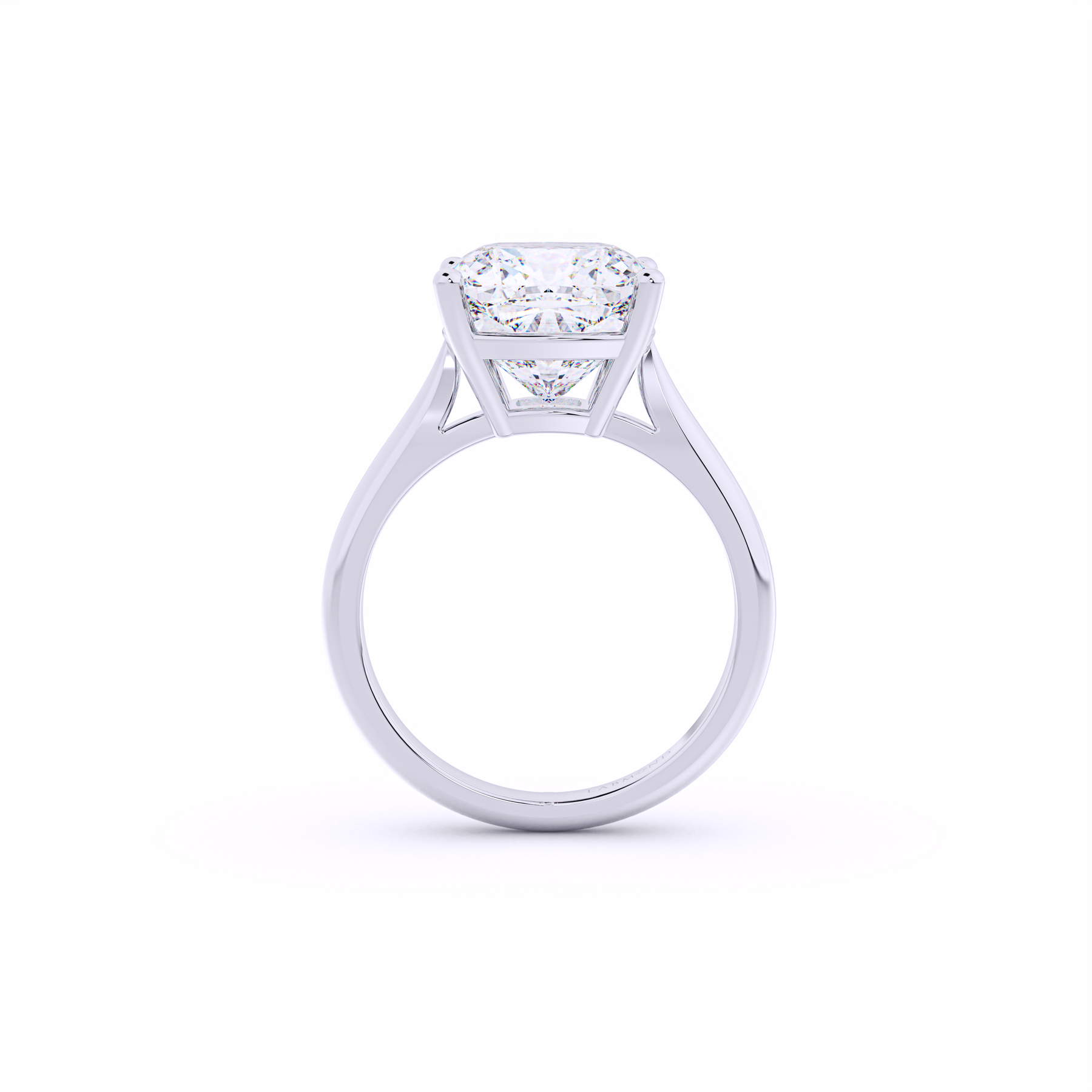 ENCORE Cushion Cut Solitaire Engagement Ring