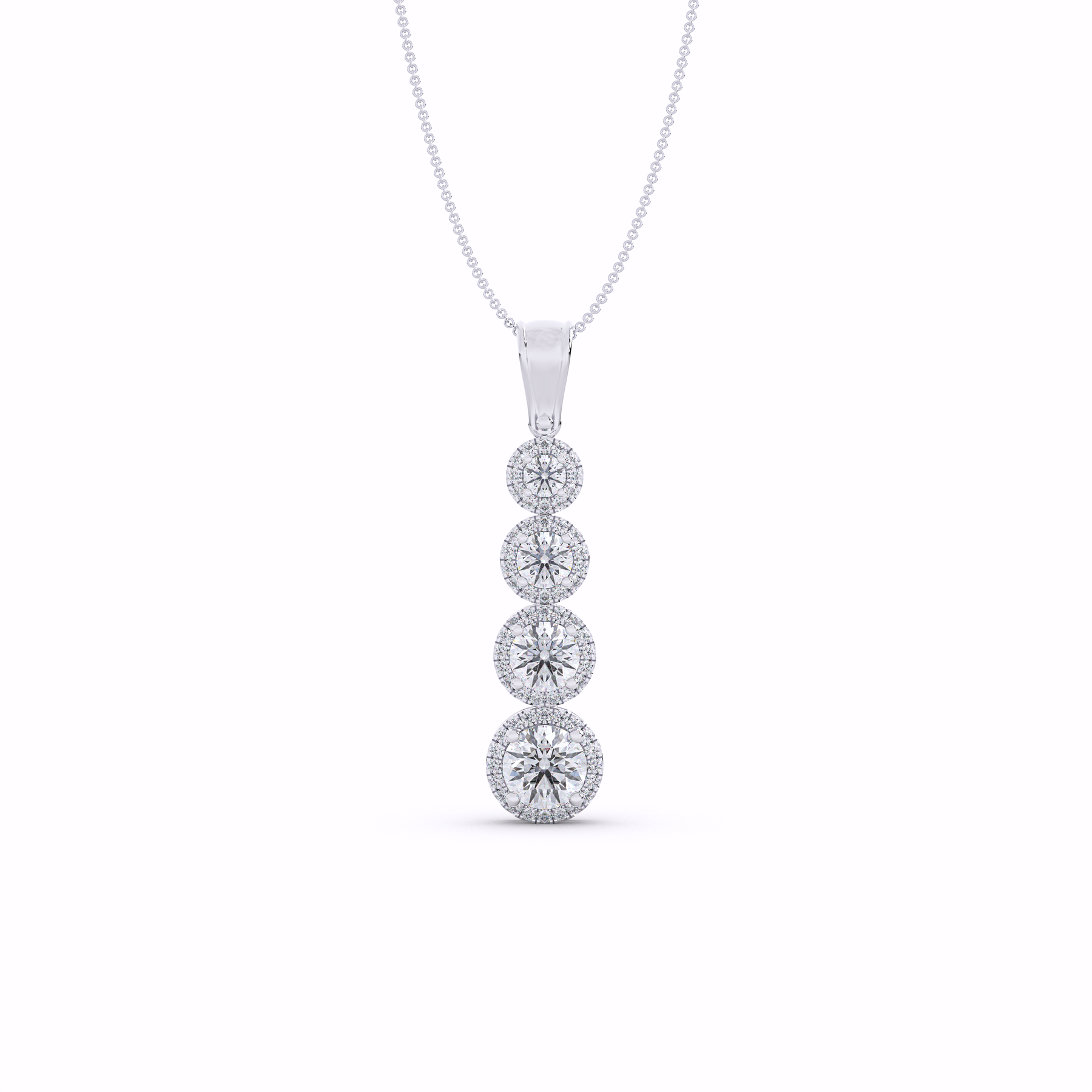ADRIANA Cascade Diamond Necklace