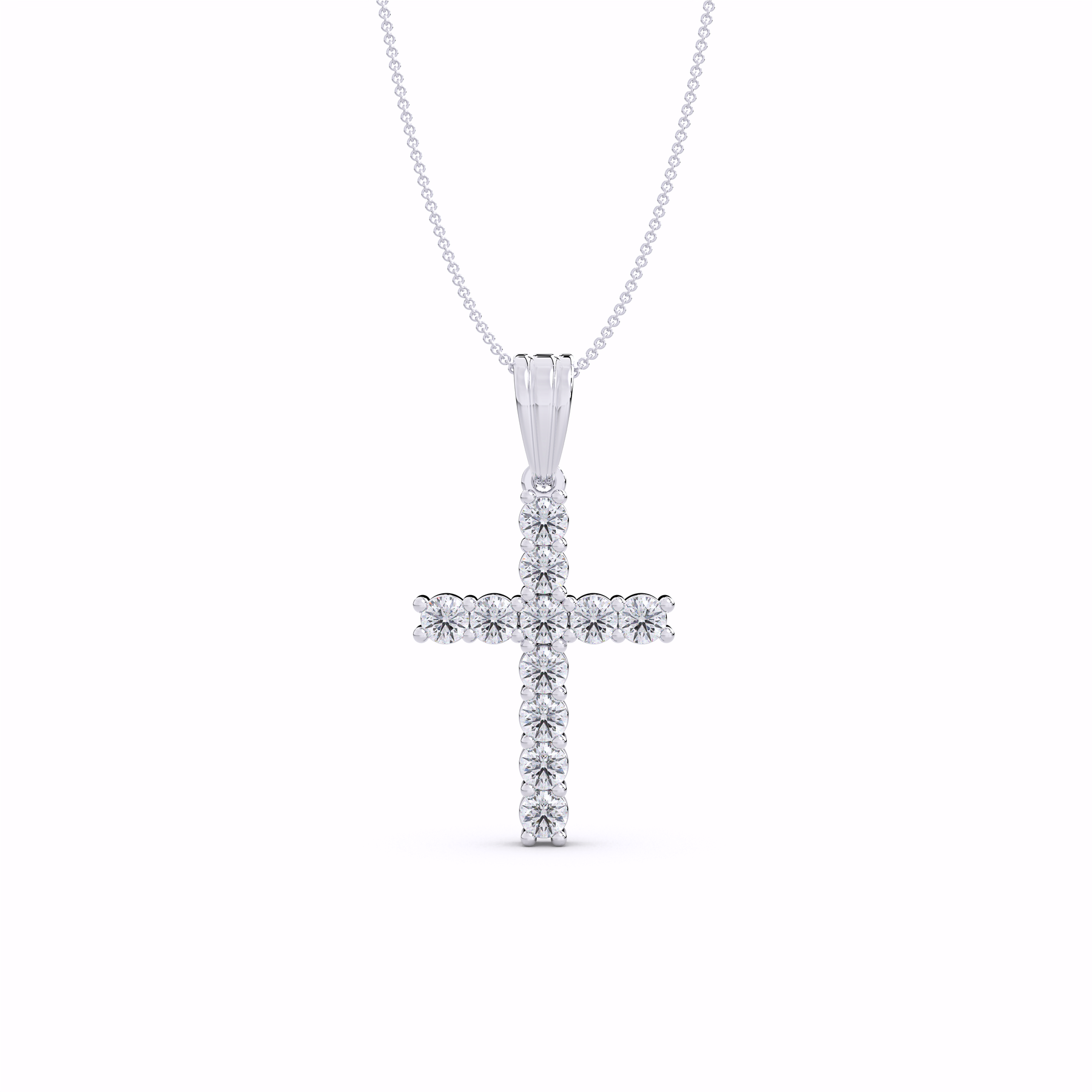 The Verity Diamond Cross Pendant