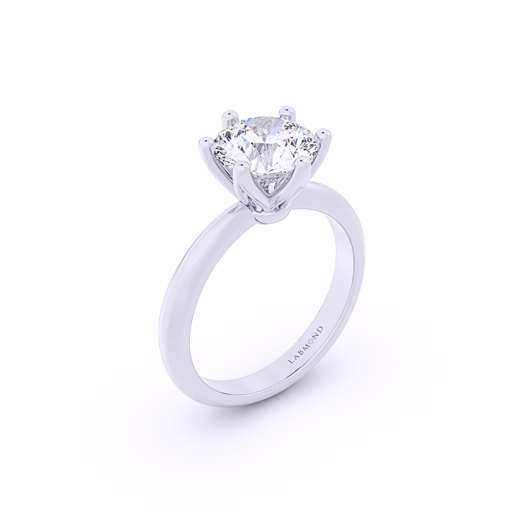 DOLCEVITA 6-Claw Solitaire Round Engagement Ring