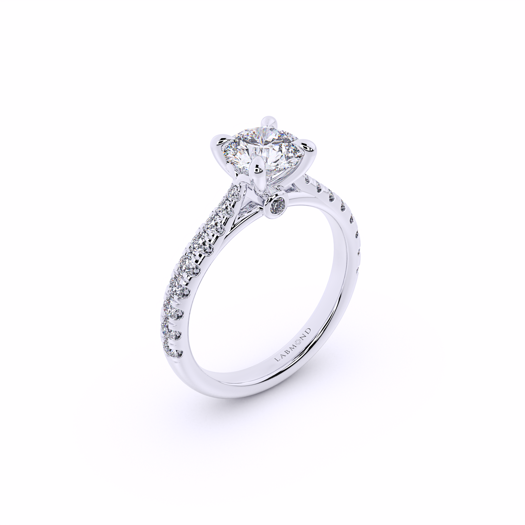 ELEMENT Round Solitaire Engagement Ring
