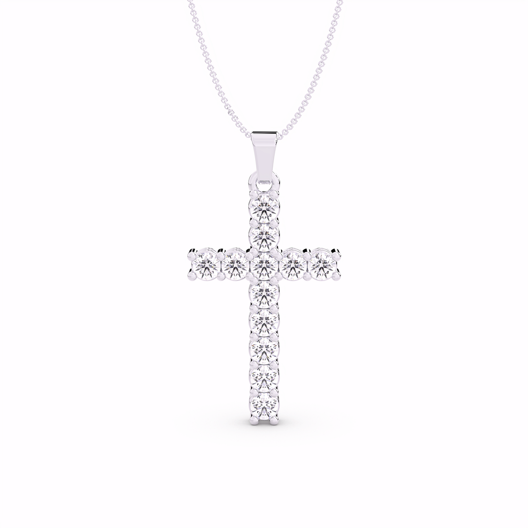 white-emma-cross-necklace