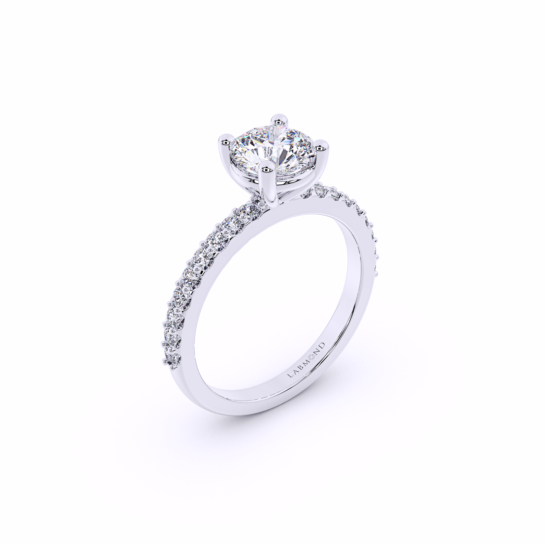 JOURNEY Classic Round Solitaire Diamond Engagement Ring