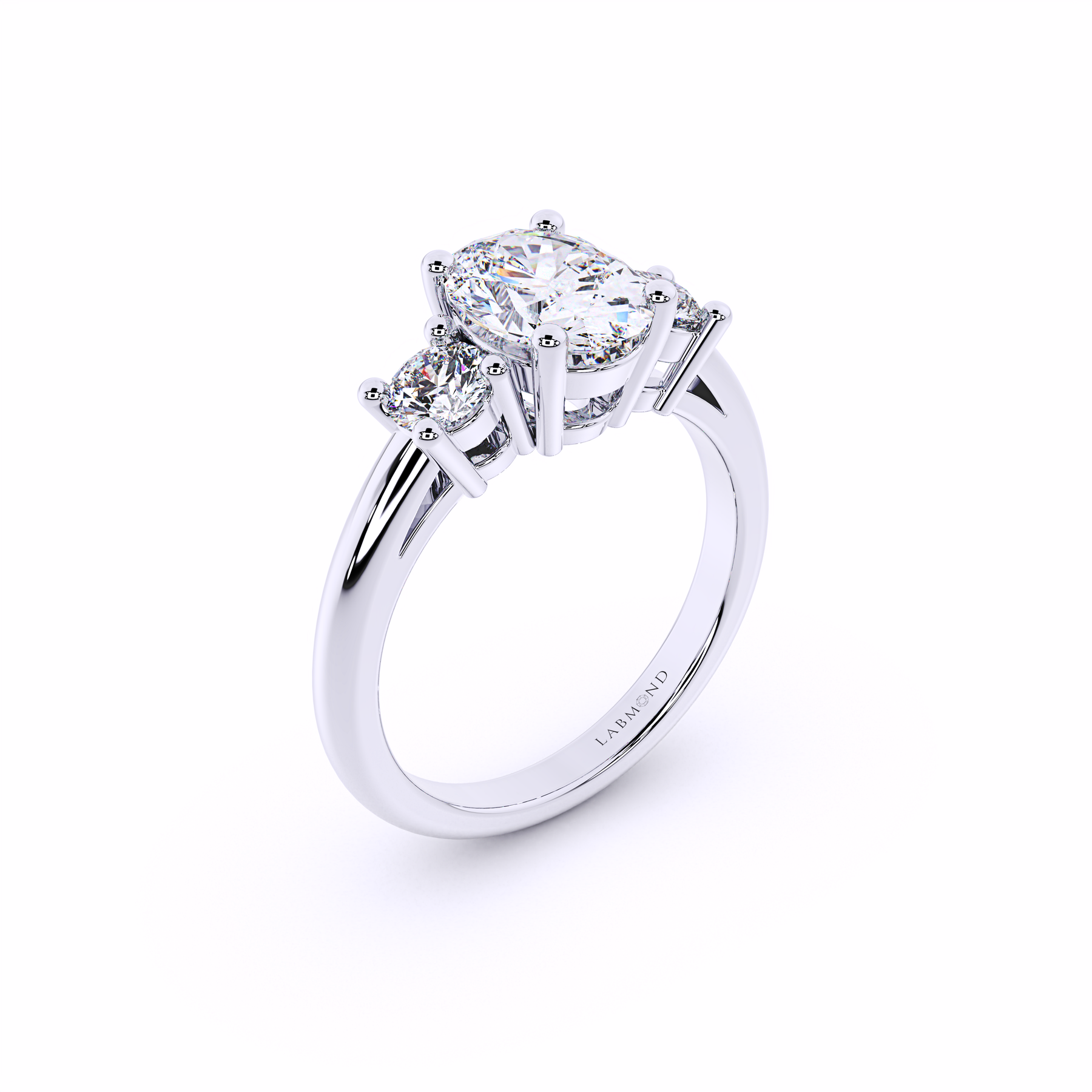 Oval Trinity Diamond