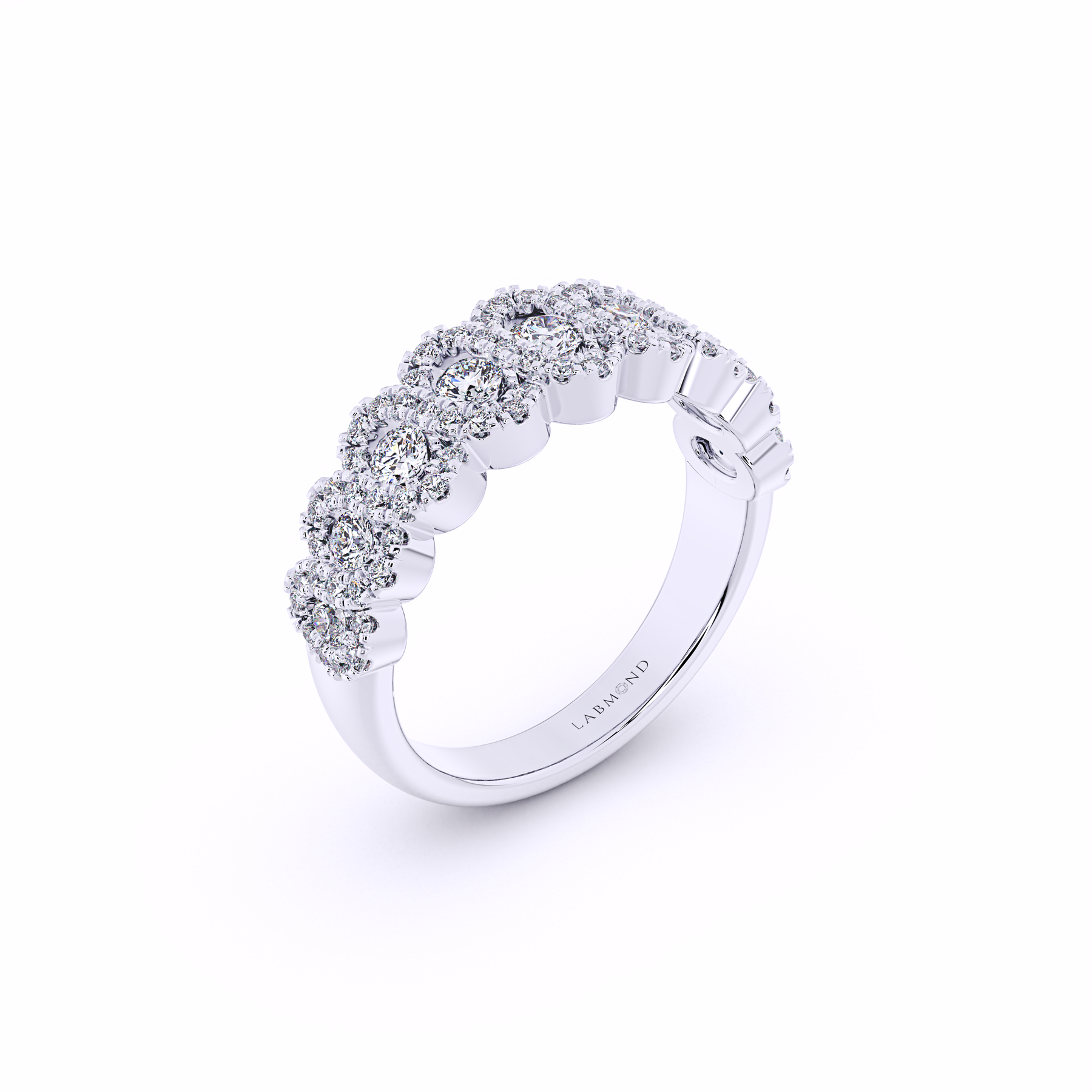 CELESTE Half Eternity Ring