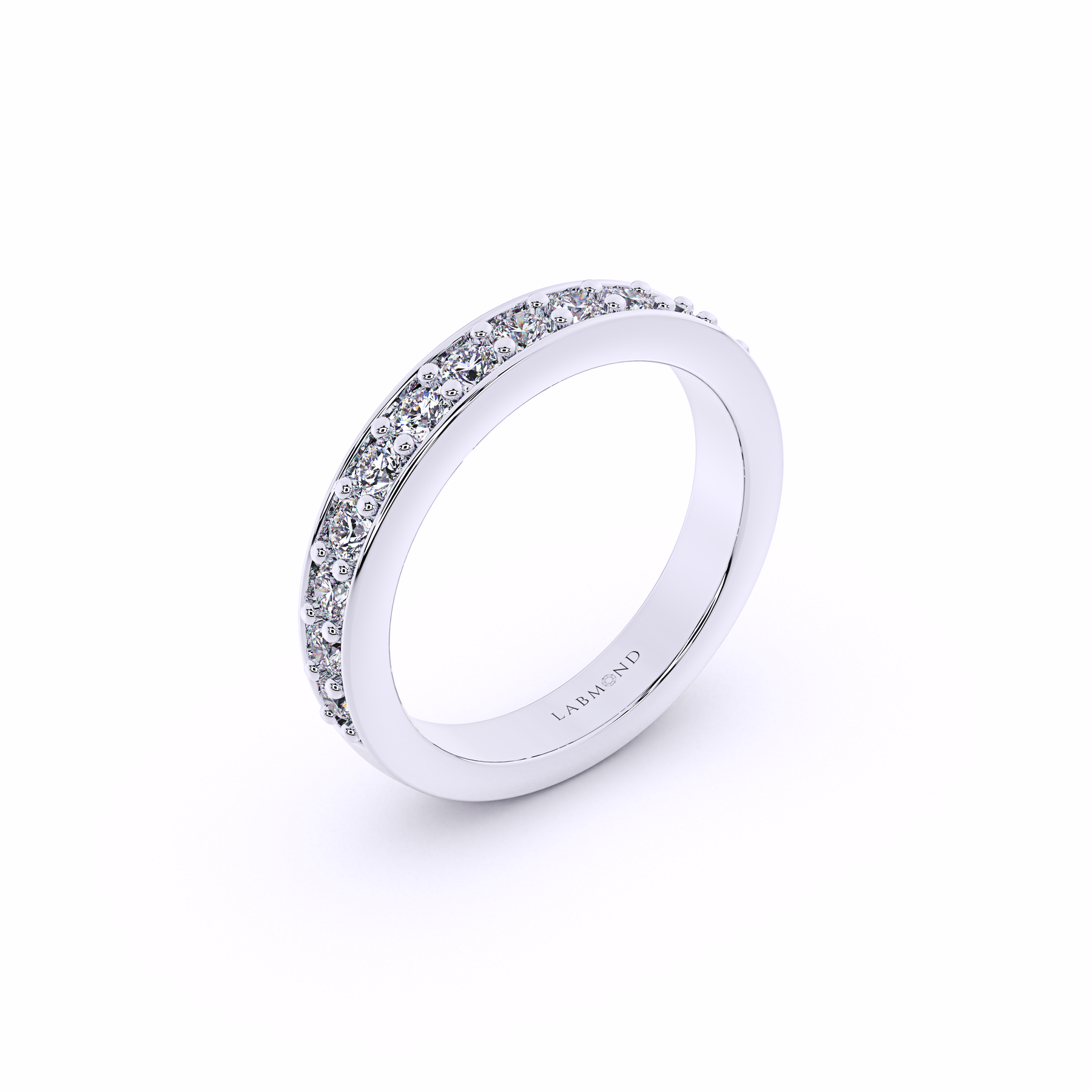 Sharing Prong Diamond Eternity Ring