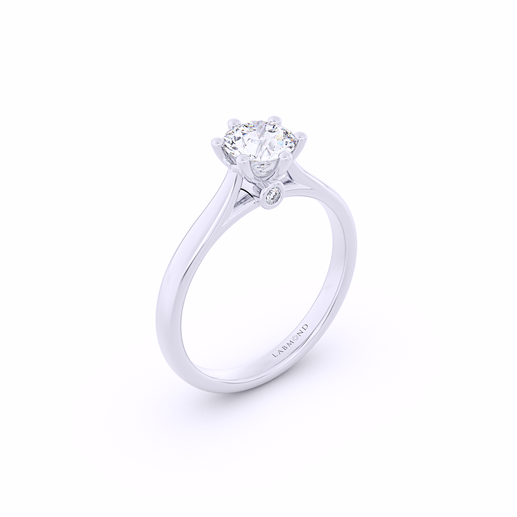ELEMENT Six Prong Solitaire Engagement Rings