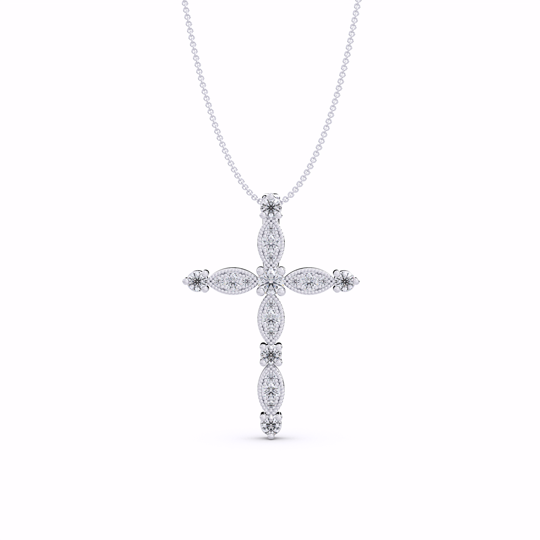 The Celestia Diamond Cross Pendant