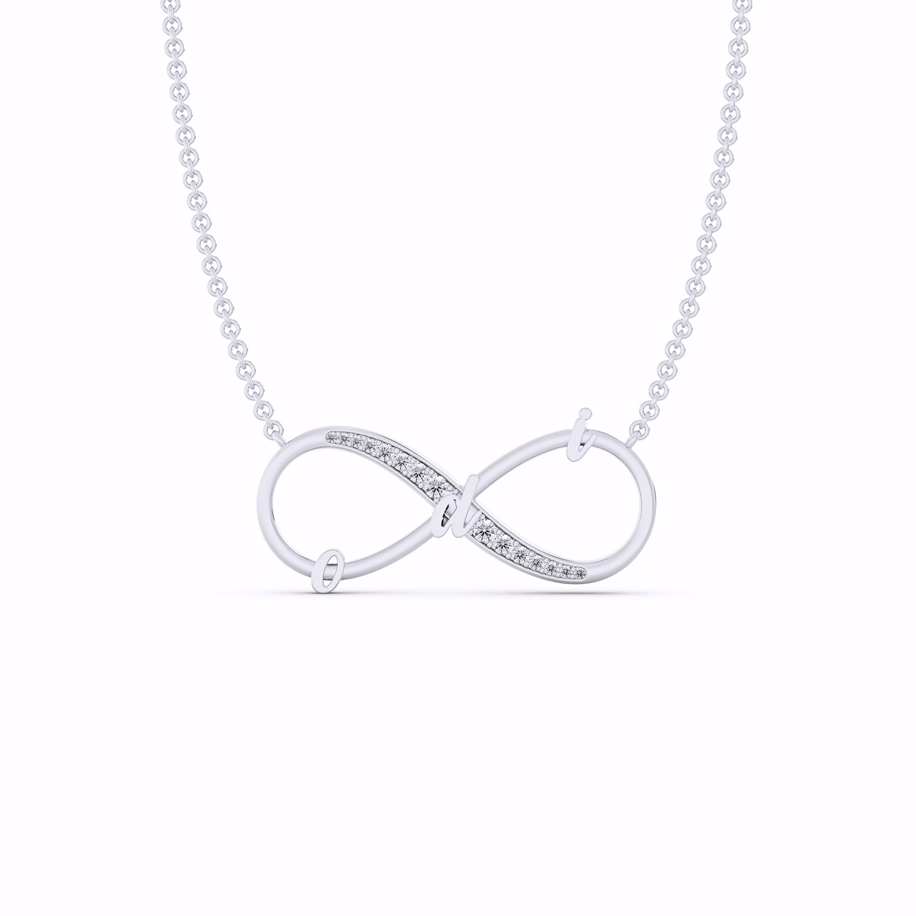 STELLA Infinity Pendant with Initials