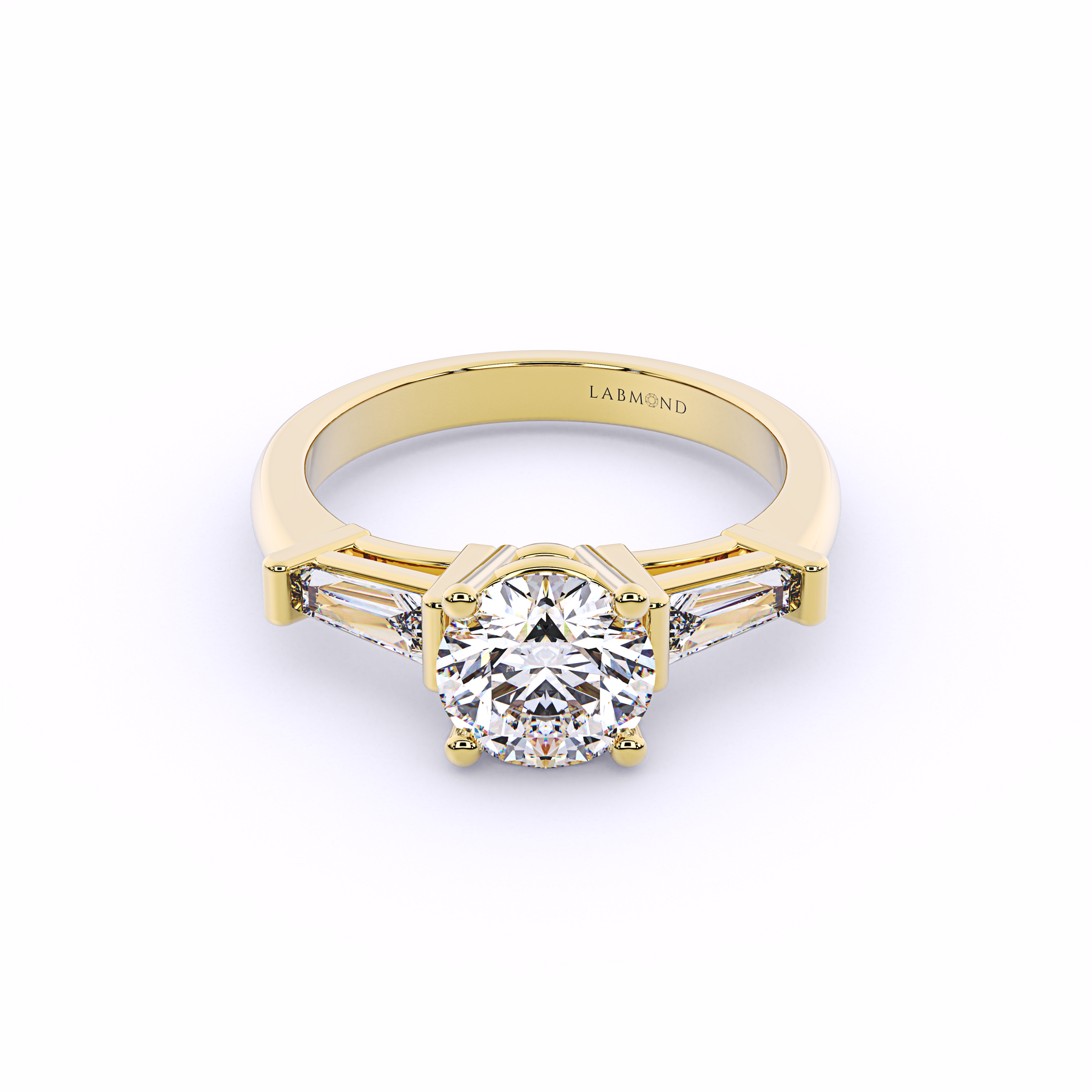 ALLURE Tapered Baguette Diamond Engagement Rings