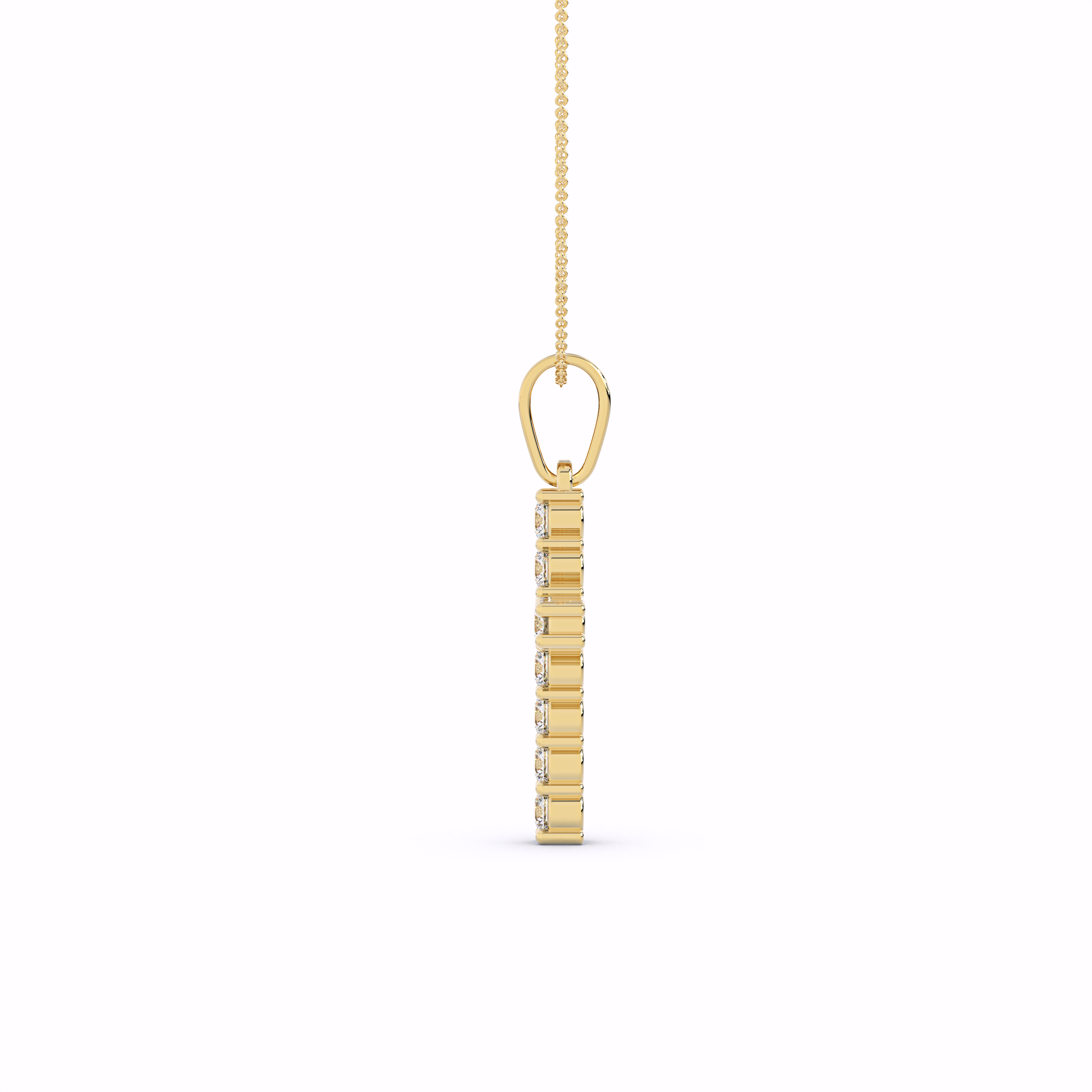 The Verity Diamond Cross Pendant
