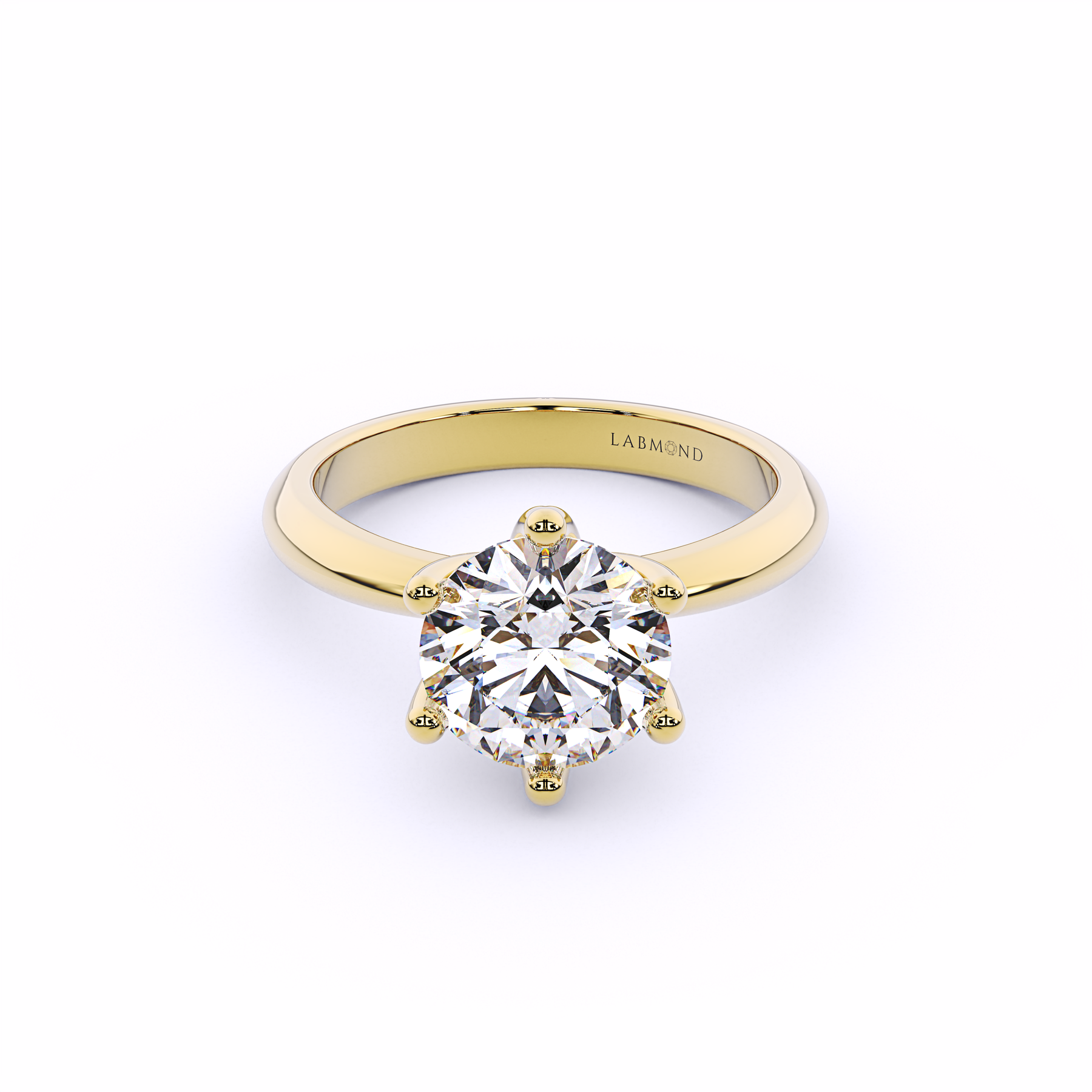 DOLCEVITA 6-Claw Solitaire Round Engagement Ring