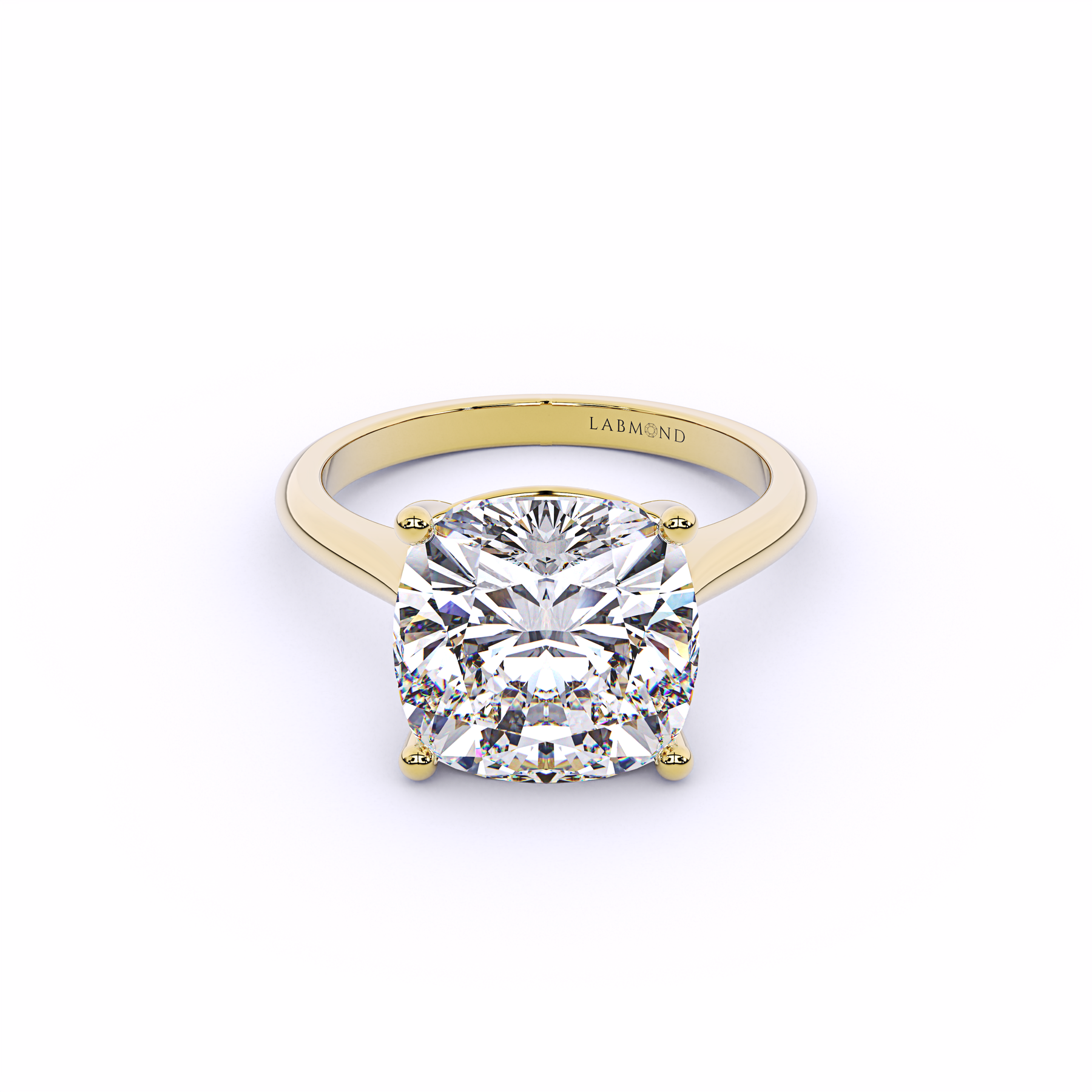 ENCORE Cushion Cut Solitaire Engagement Ring