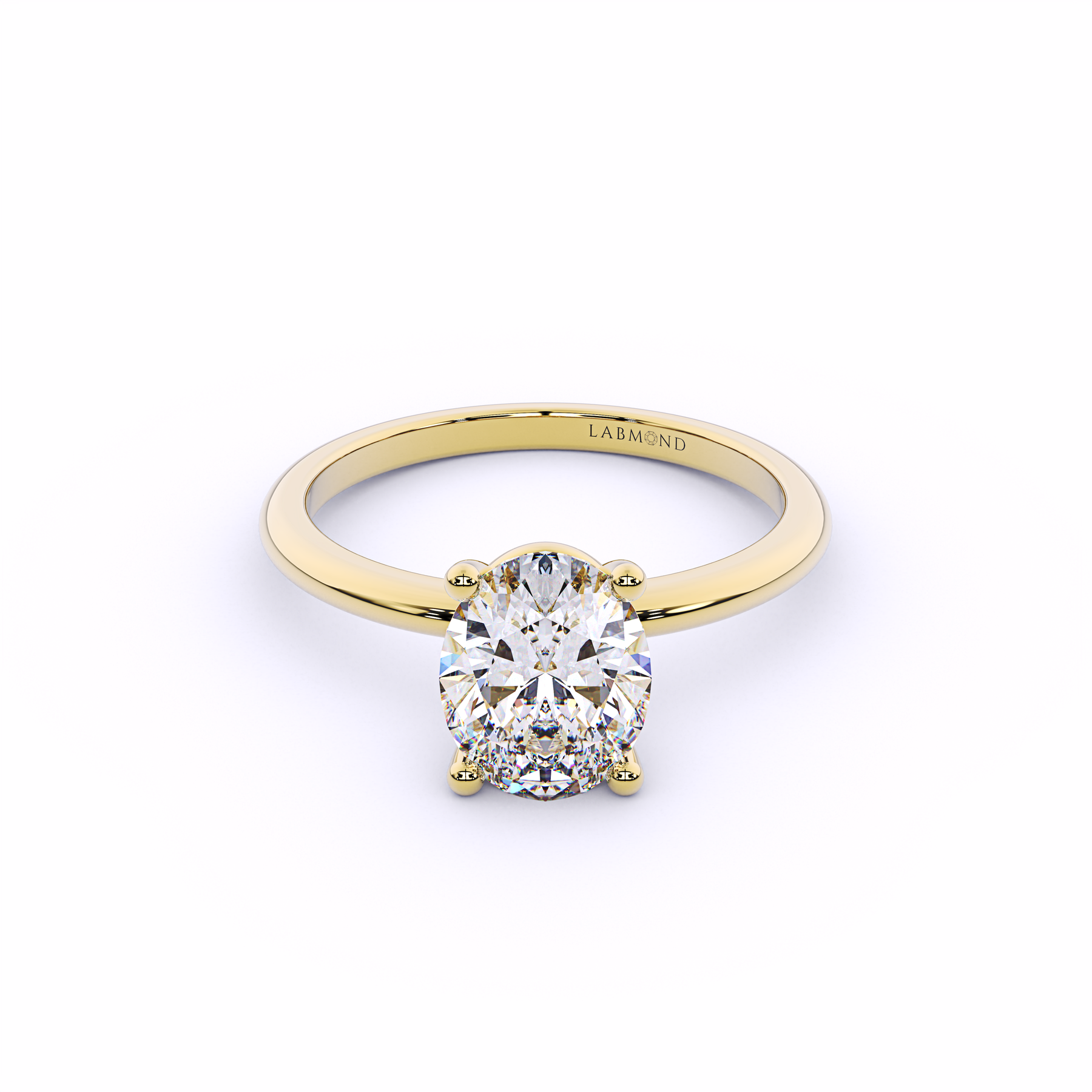 GRACE Oval Solitaire Lab-Grown Diamond Engagement Ring