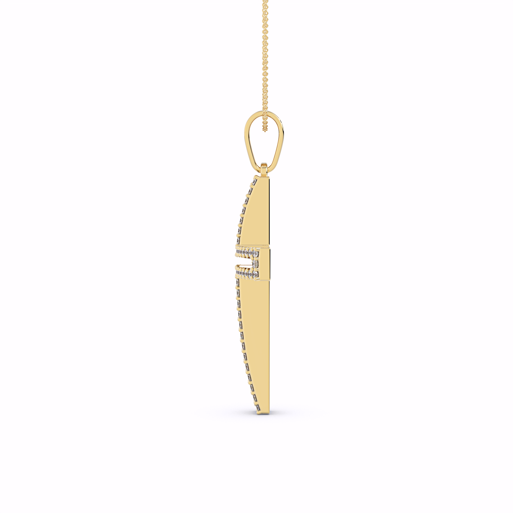 The Lumen Lab-Grown Diamond Cross Pendant