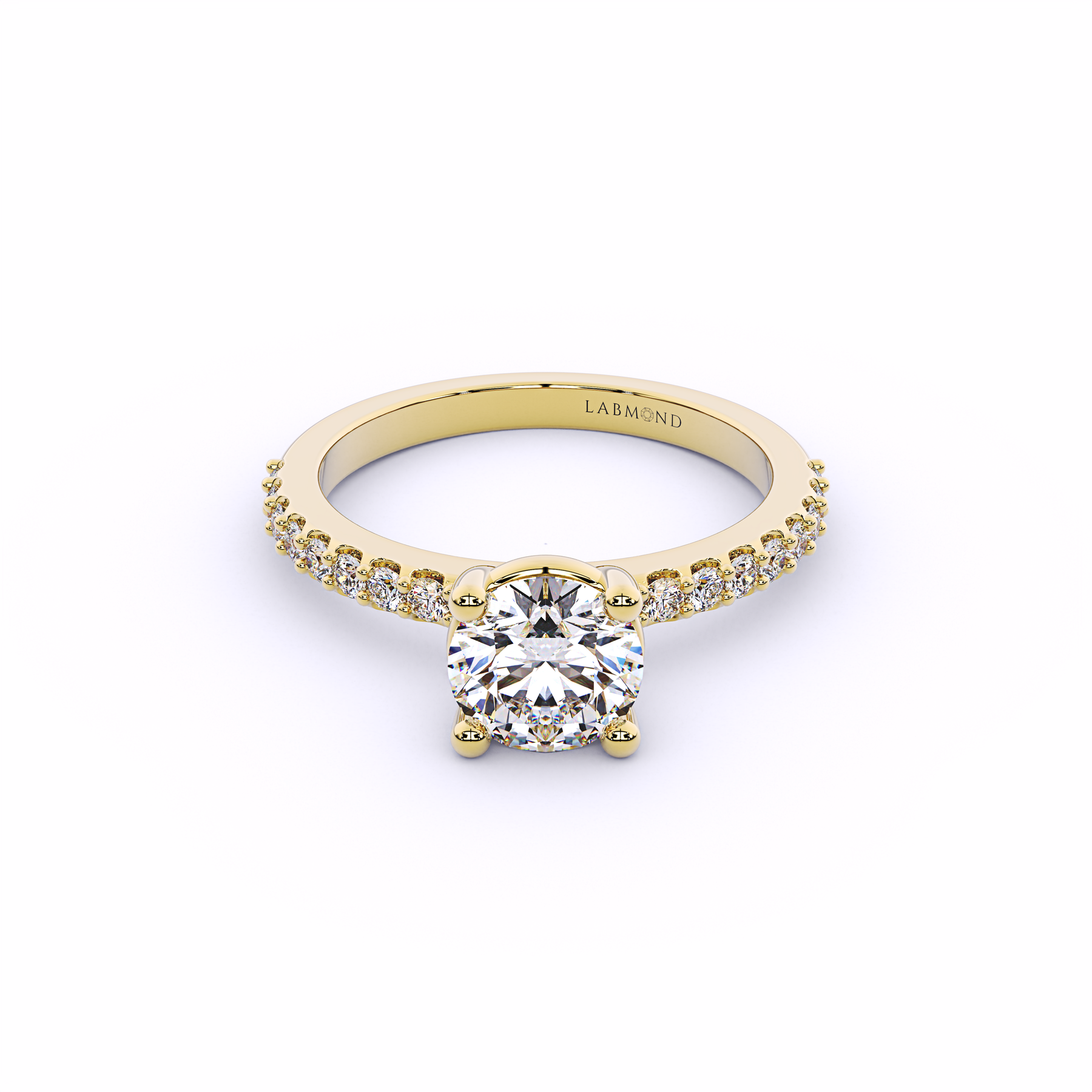 JOURNEY Classic Round Solitaire Diamond Engagement Ring