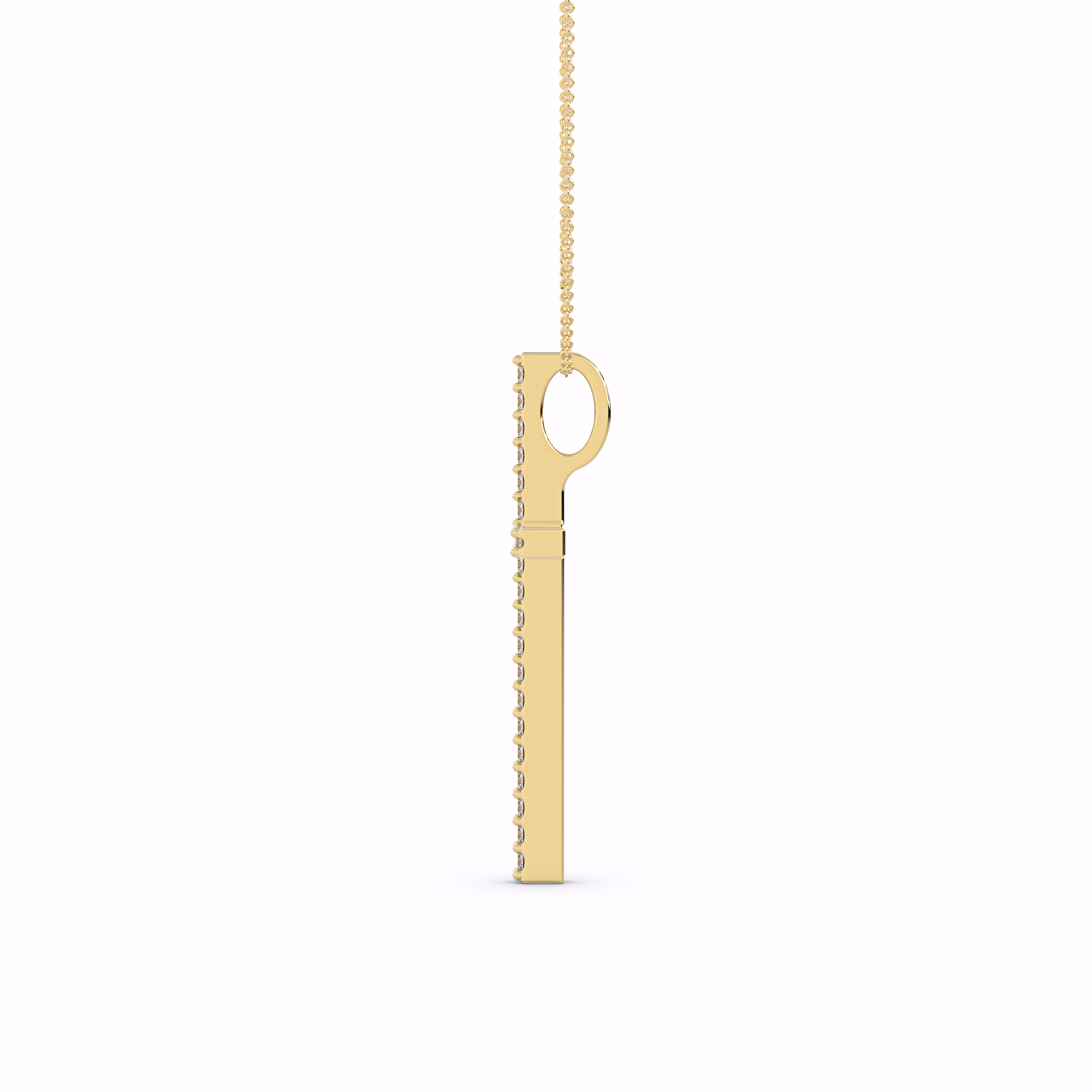 The Aurora Diamond Cross Pendant Necklace