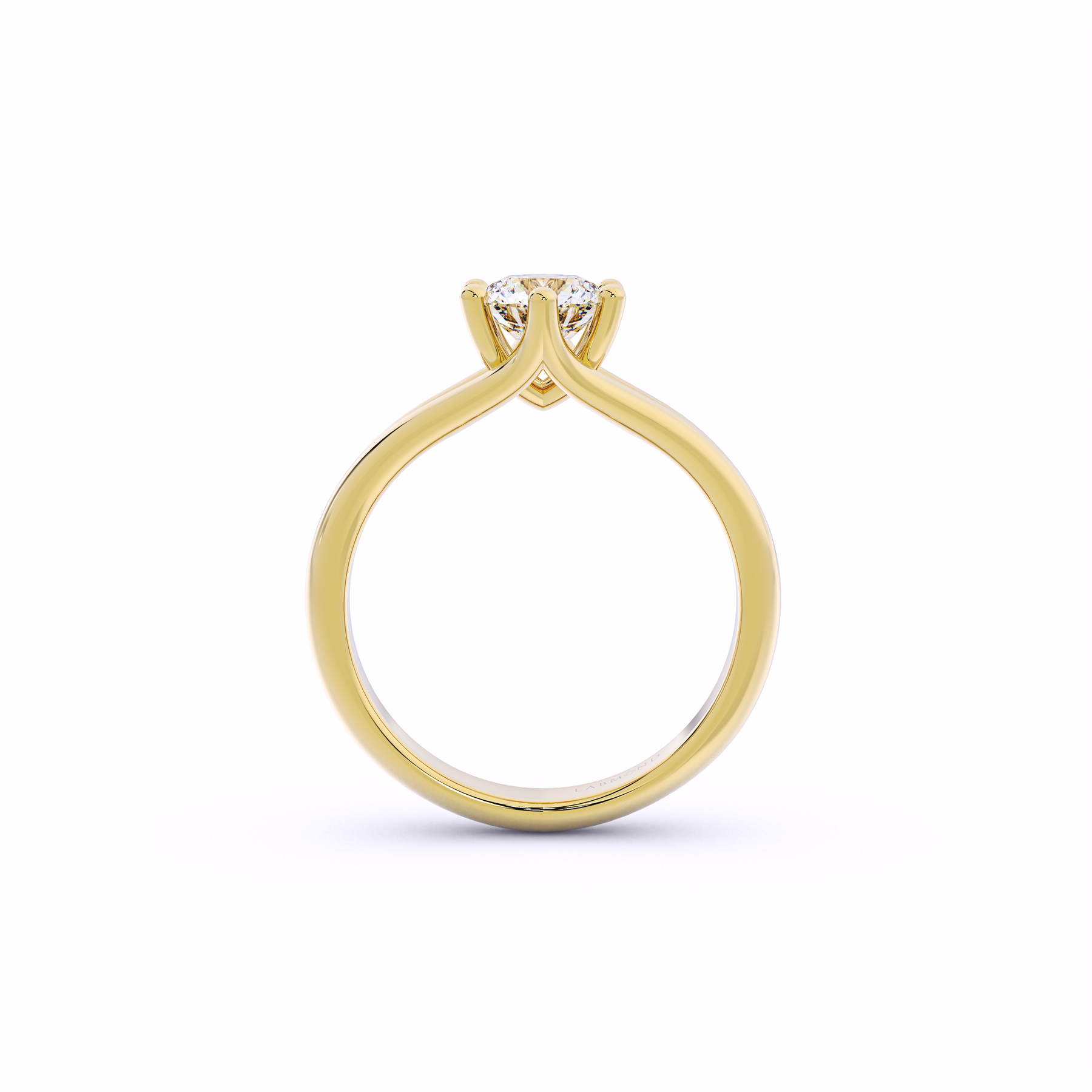 MIKAELA Split Band Diamond Engagement Ring