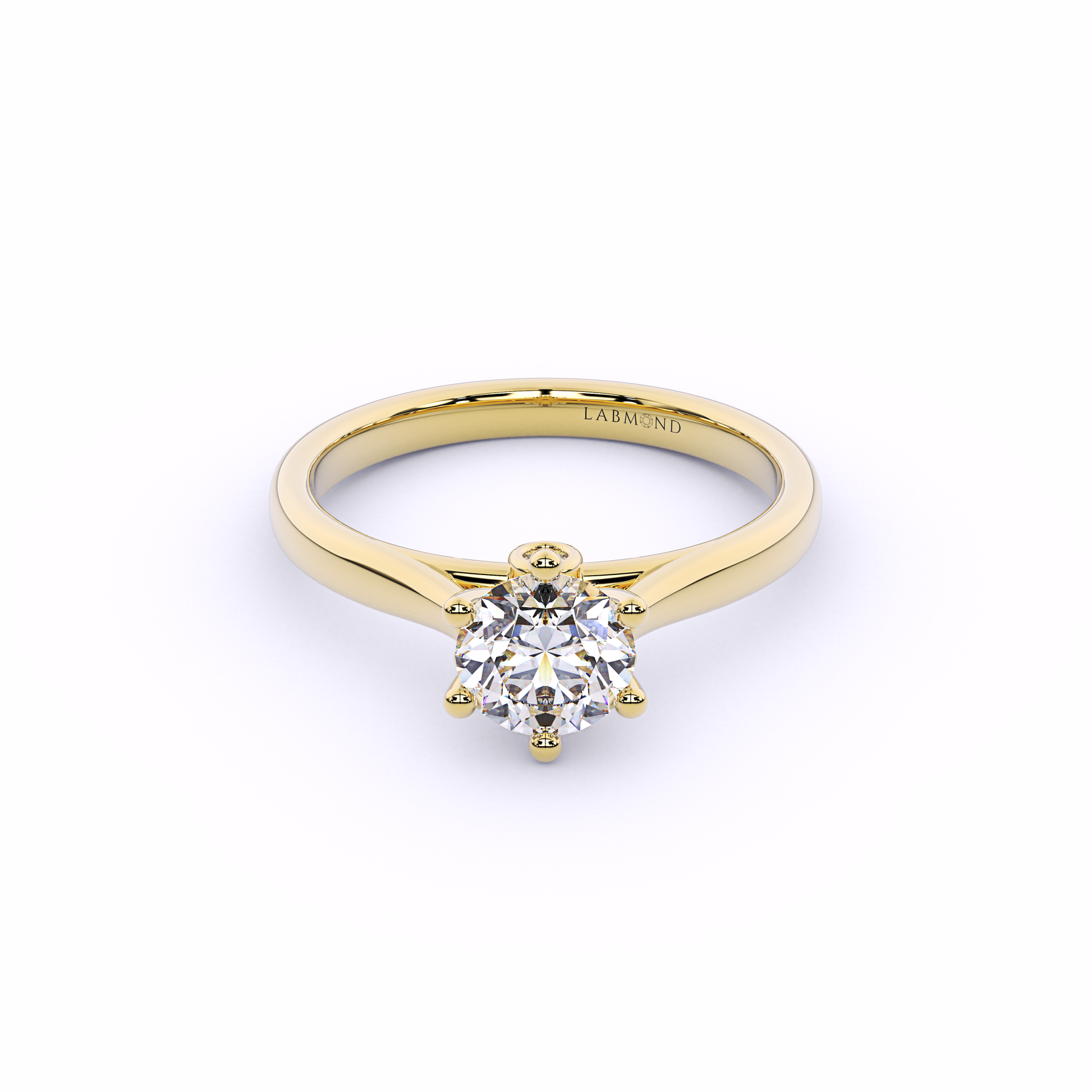 ELEMENT Six Prong Solitaire Engagement Rings