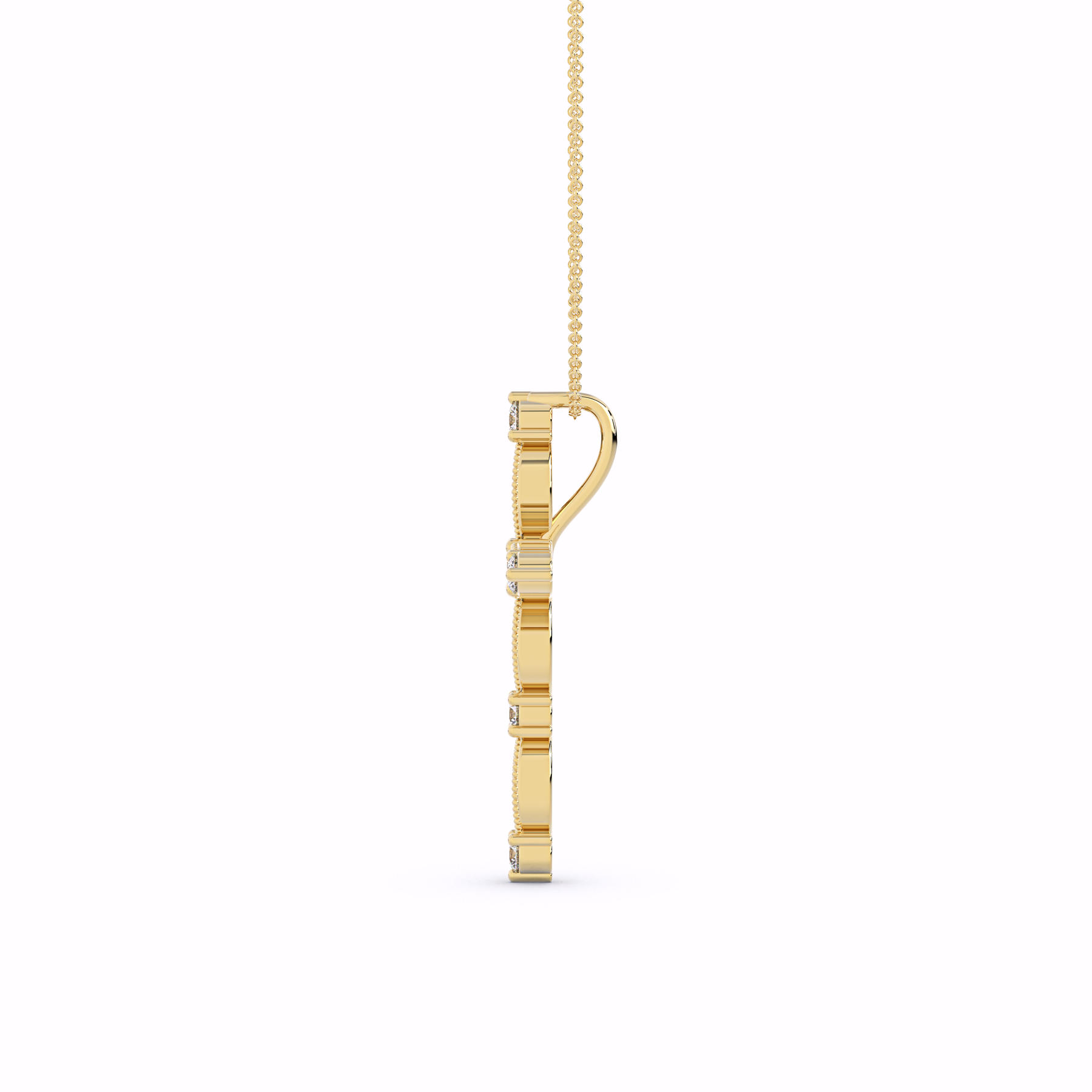 The Celestia Diamond Cross Pendant