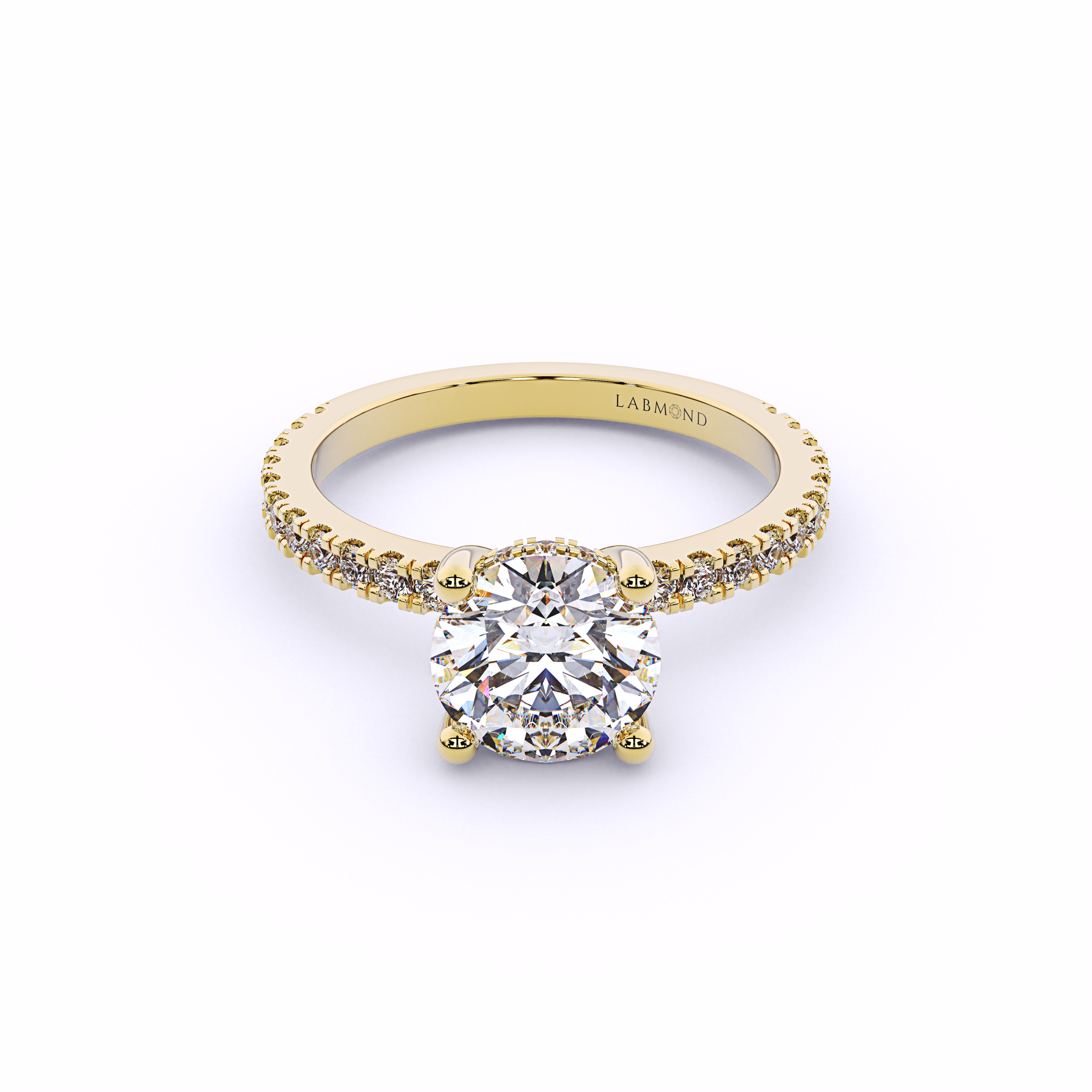 VIVA Solitare Hidden Halo Engagement Ring