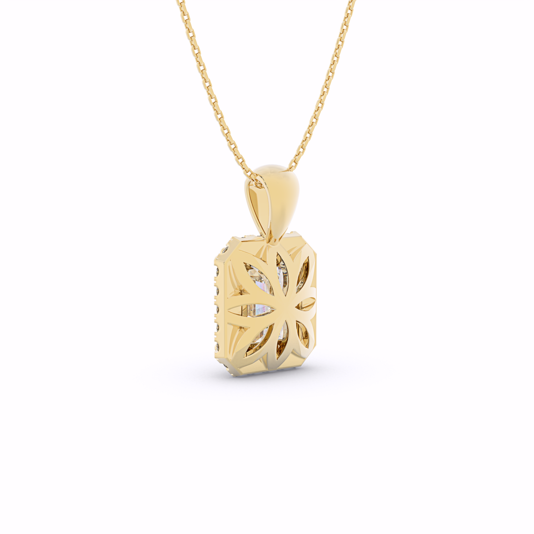 yellow-2-emerald-cut-diamond-halo-pendant