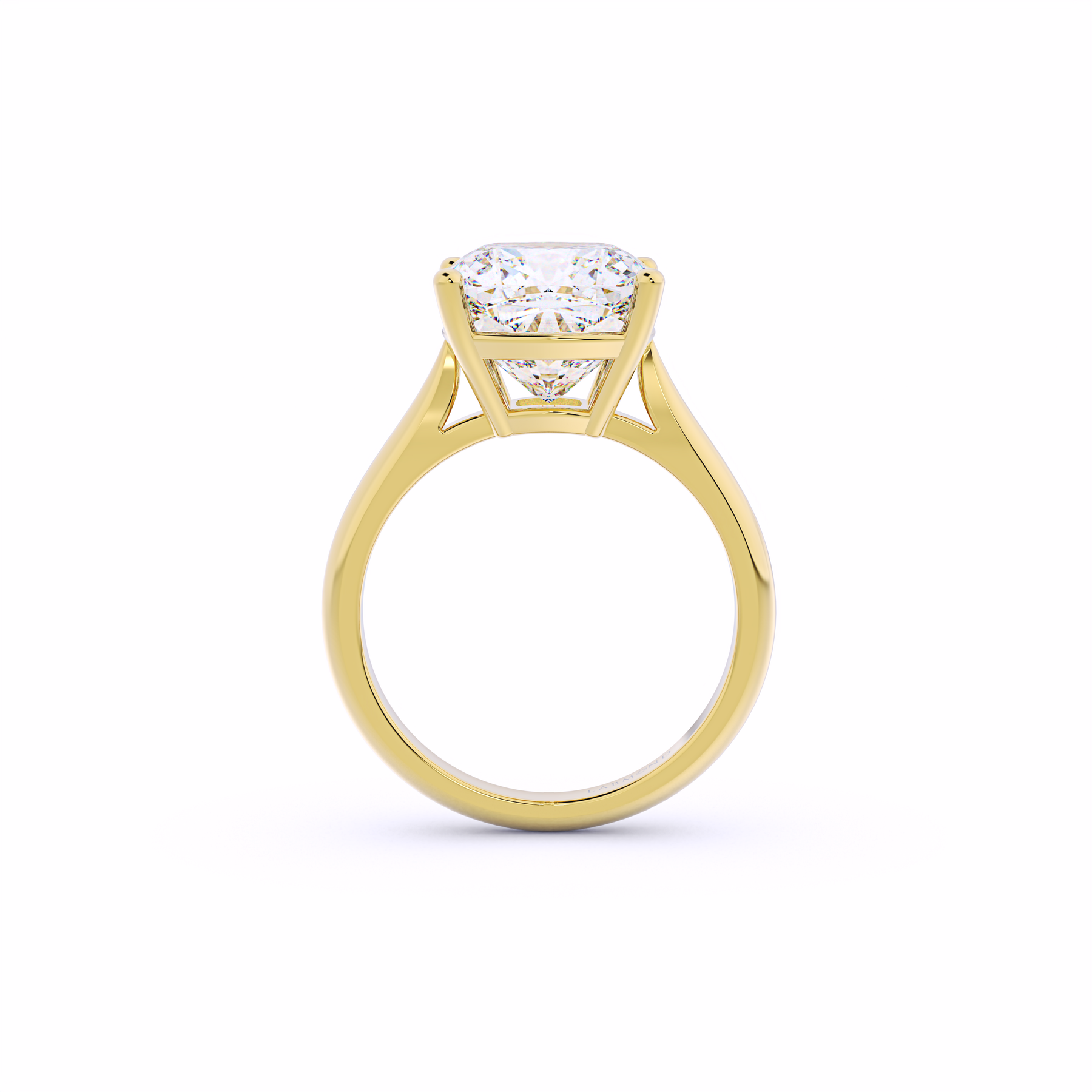 ENCORE Cushion Cut Solitaire Engagement Ring