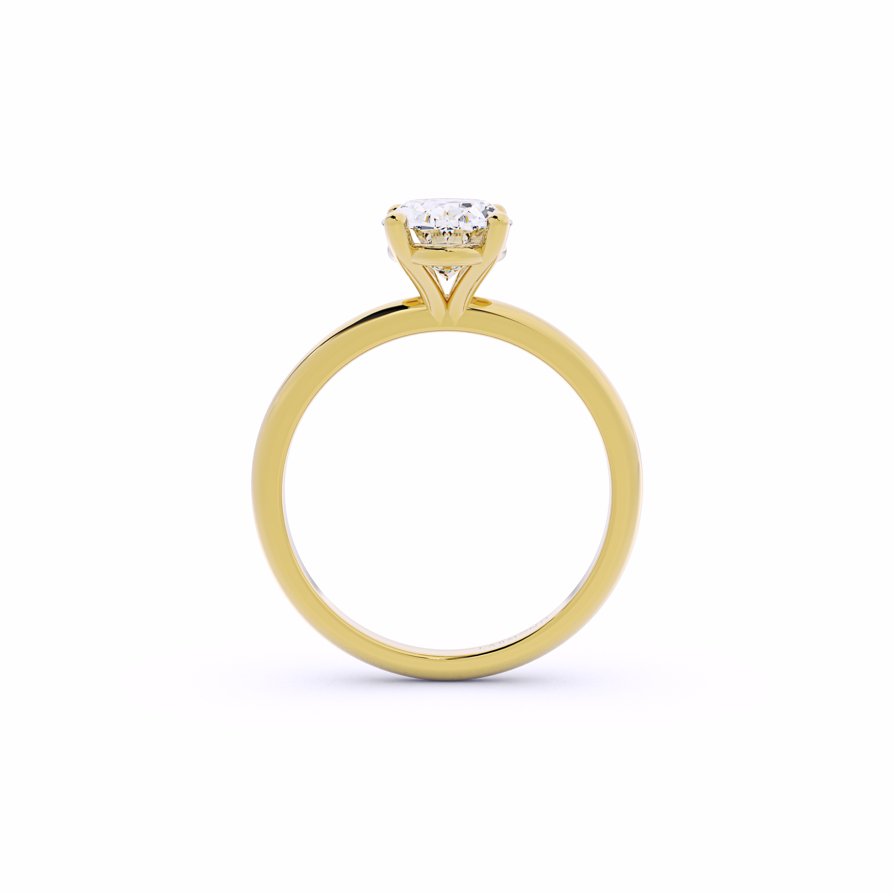 GRACE Oval Solitaire Lab-Grown Diamond Engagement Ring