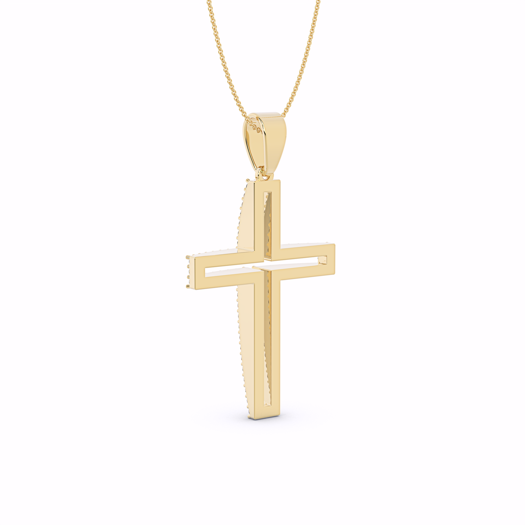 The Lumen Lab-Grown Diamond Cross Pendant