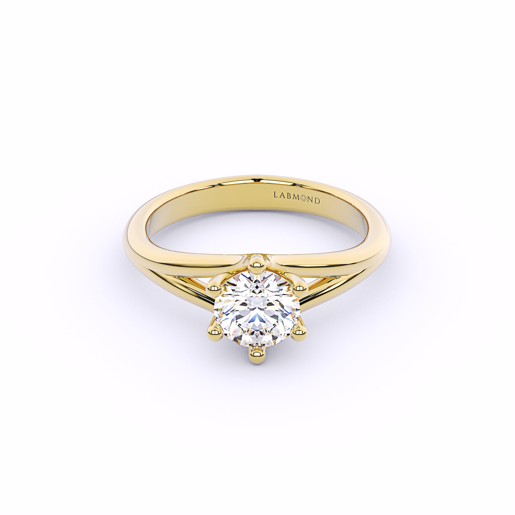 MIKAELA Split Band Diamond Engagement Ring