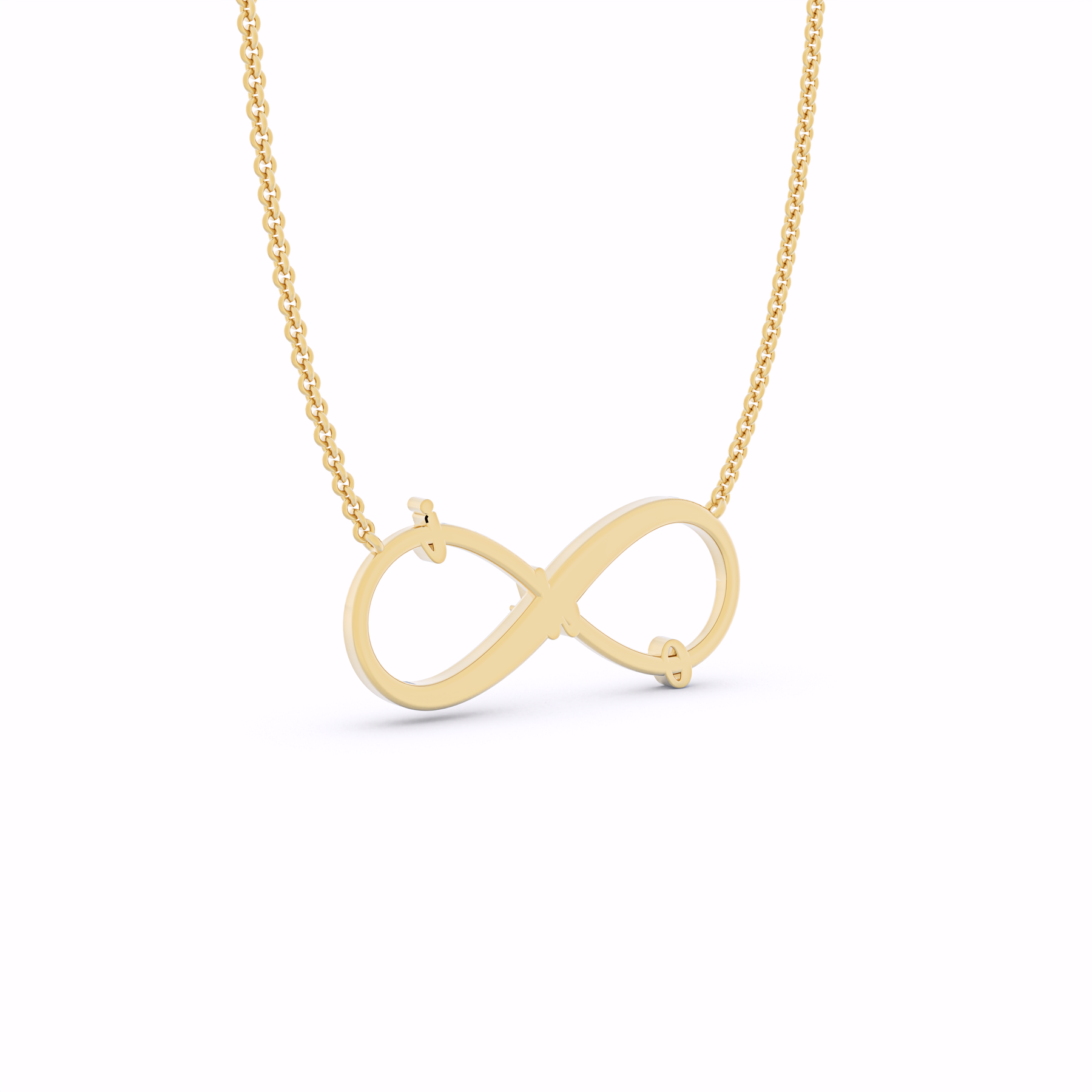 STELLA Infinity Pendant with Initials