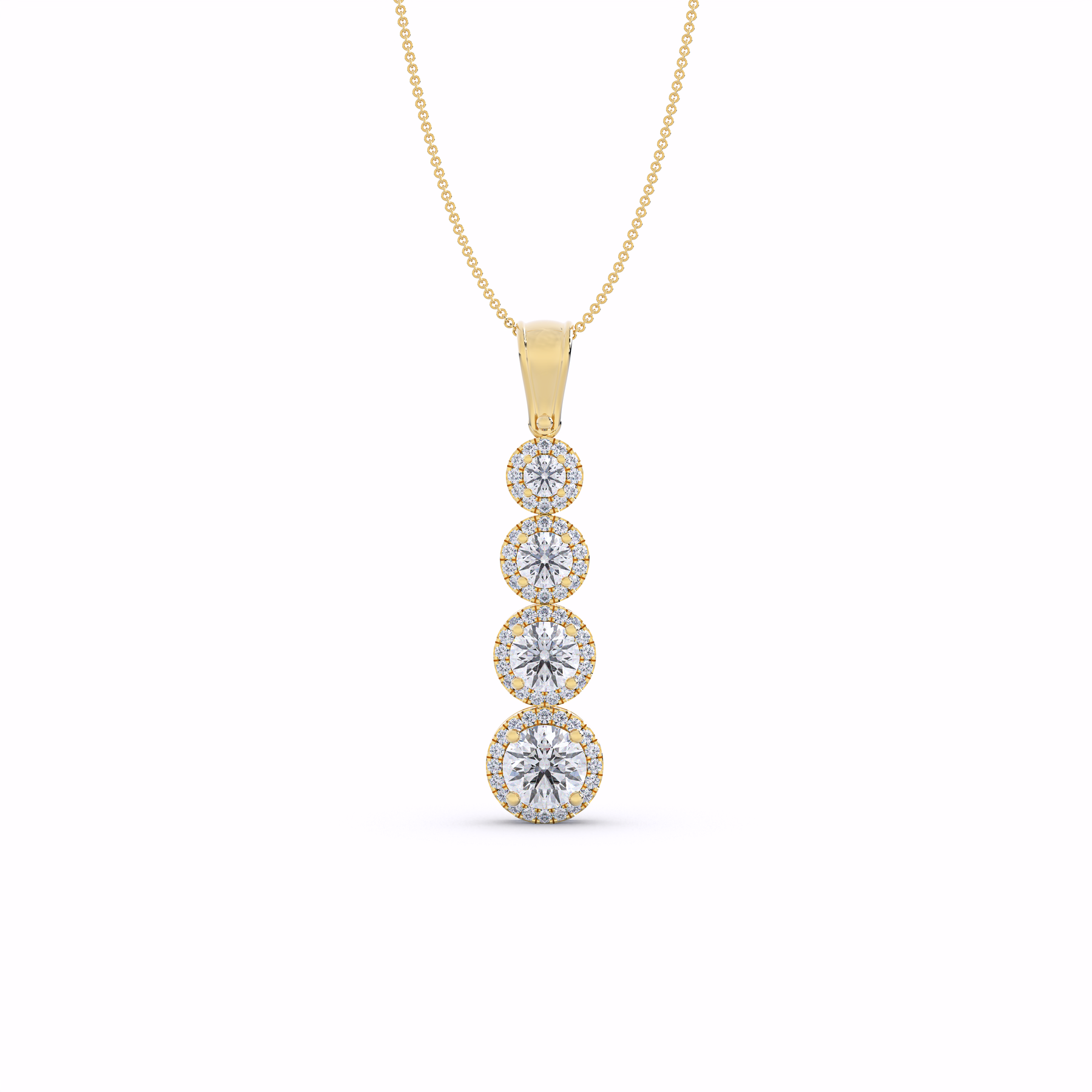 ADRIANA Cascade Diamond Necklace