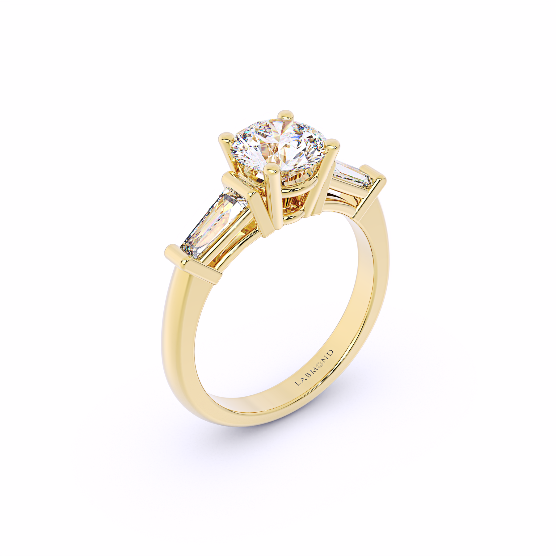 ALLURE Tapered Baguette Diamond Engagement Rings