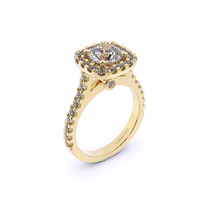 yellow-cushion-cut-halo-engagement-rings