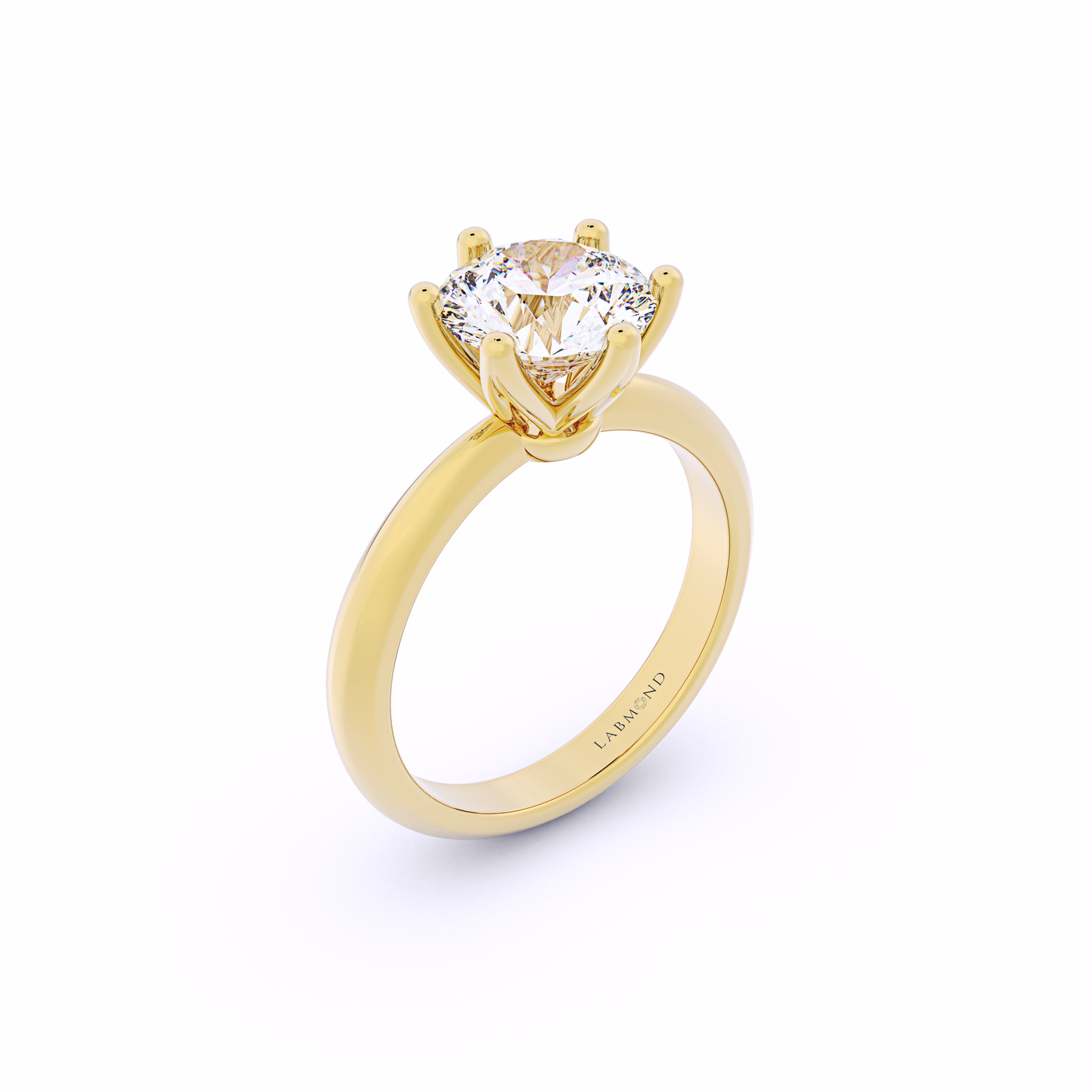 DOLCEVITA 6-Claw Solitaire Round Engagement Ring