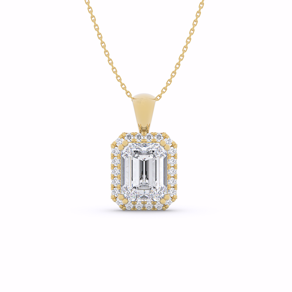 AURA Emerald Pendant#Yellow_1