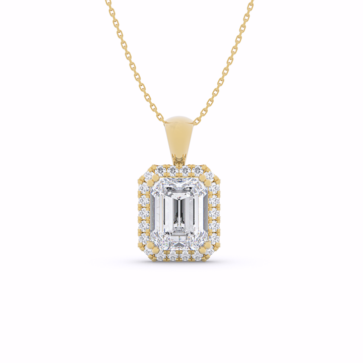 yellow-emerald-cut-diamond-halo-pendant