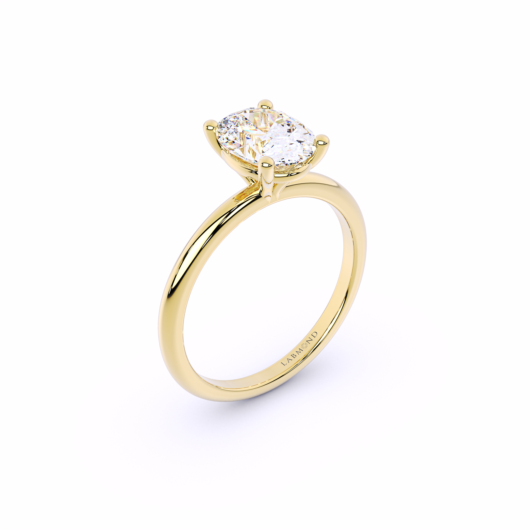 GRACE Oval Solitaire Lab-Grown Diamond Engagement Ring