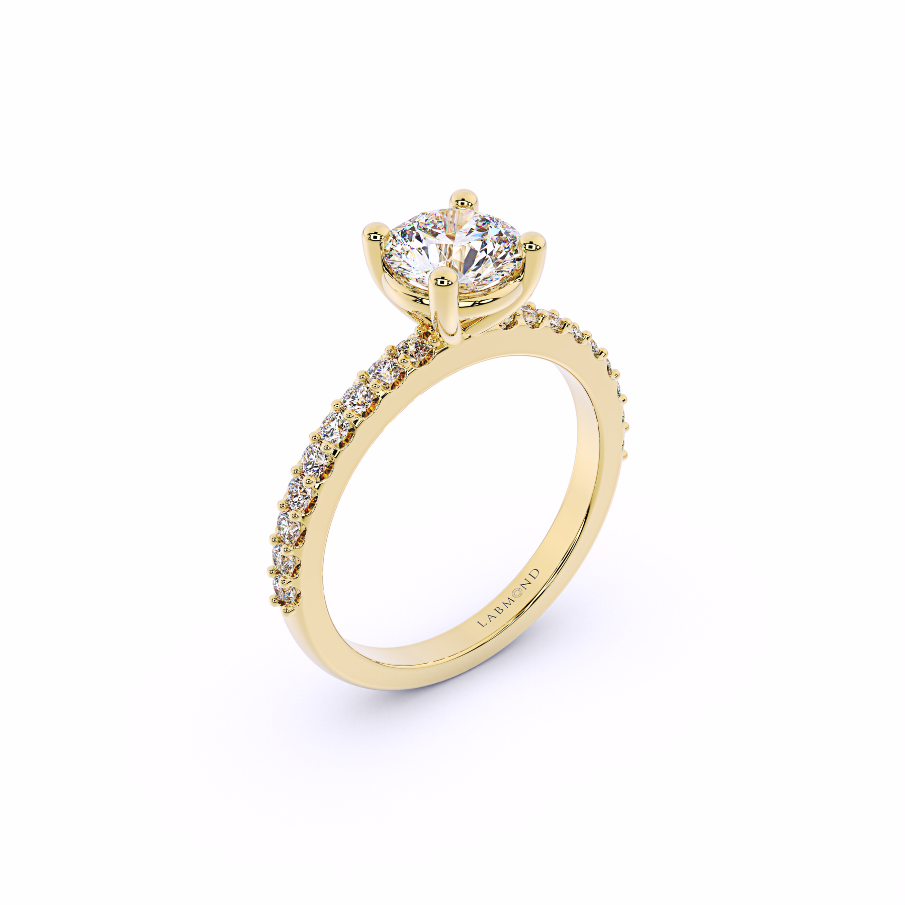 JOURNEY Classic Round Solitaire Diamond Engagement Ring