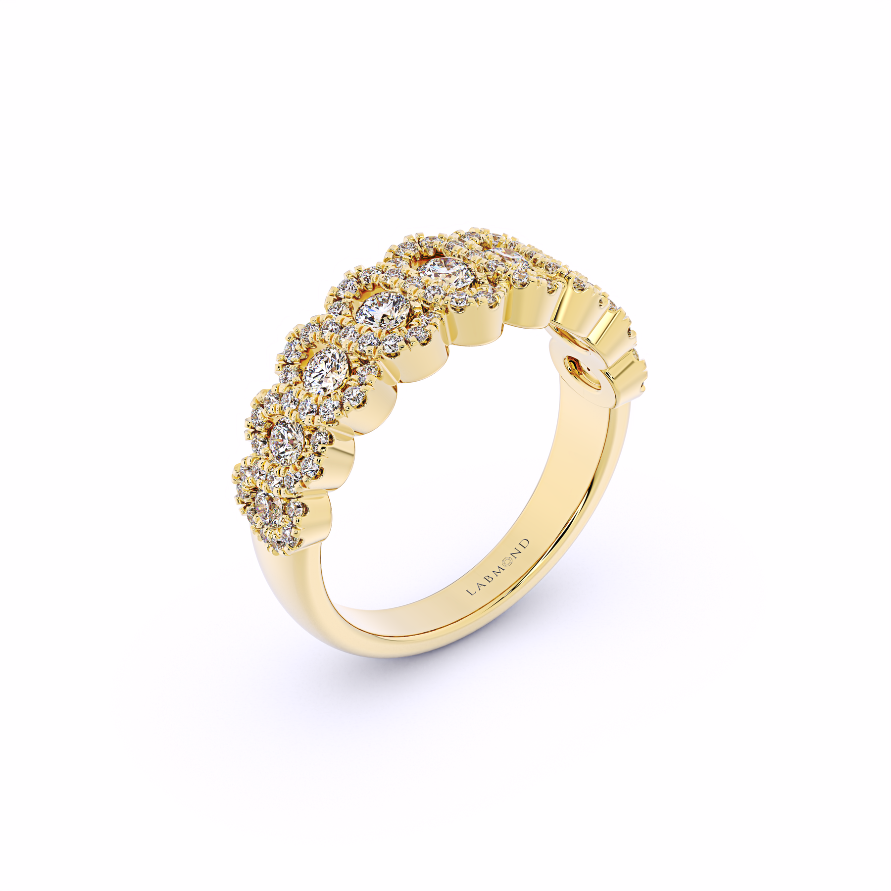 CELESTE Half Eternity Ring