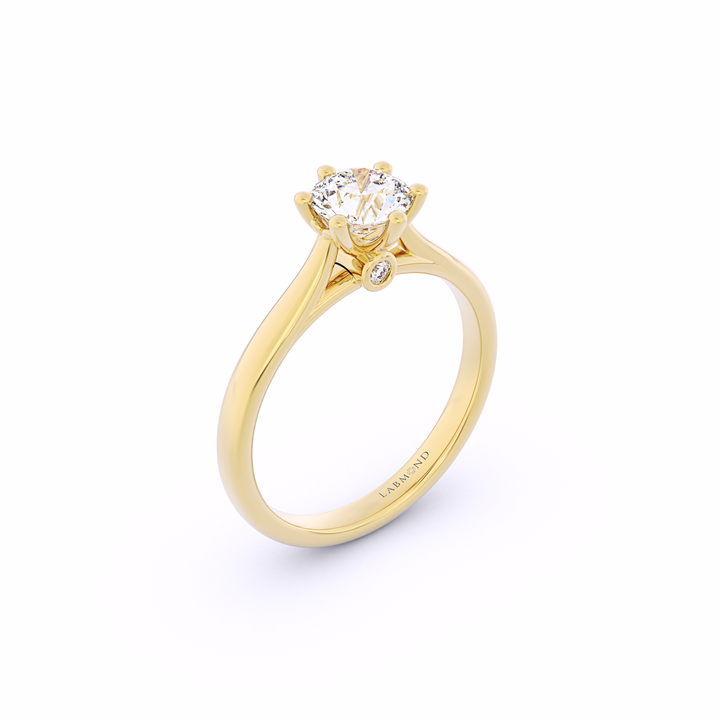 yellow-six-prong-round-solitaire-engagement-rings