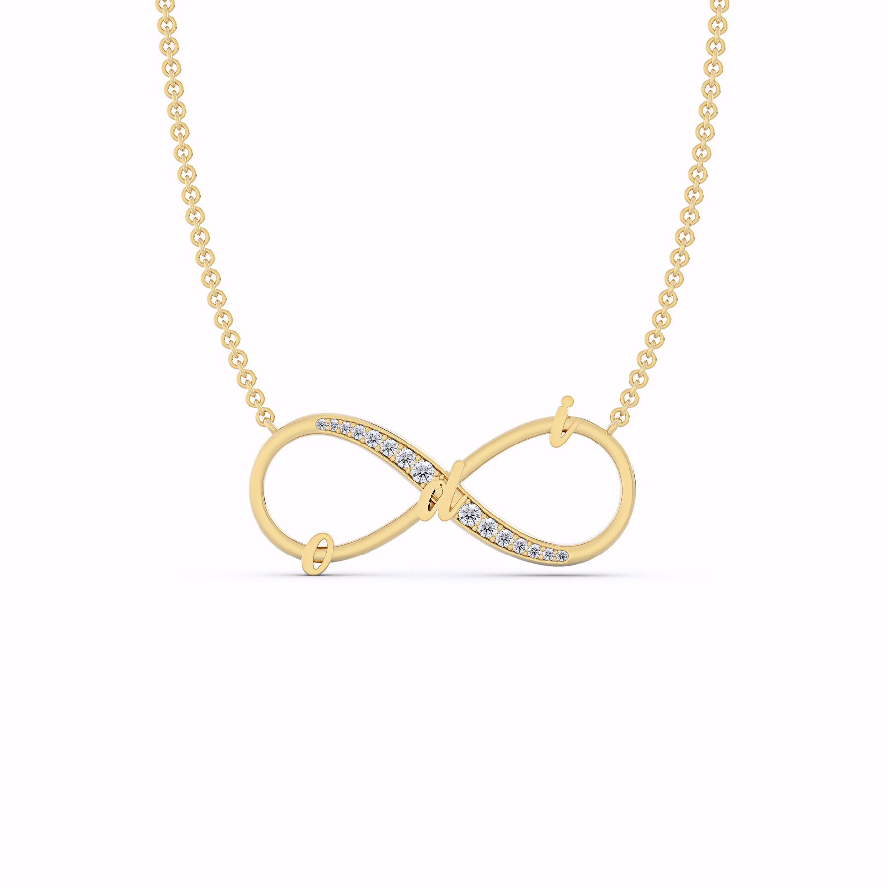 STELLA Infinity Pendant with Initials